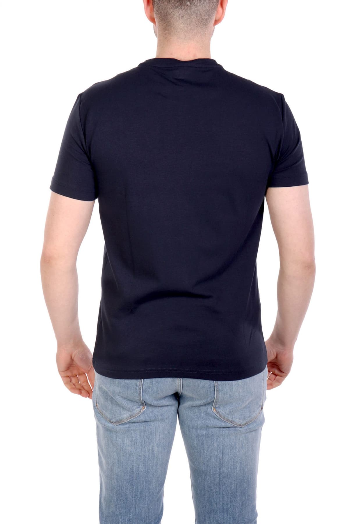 ARMANI 7 T-SHIRT LOGO ΜΠΛΕ