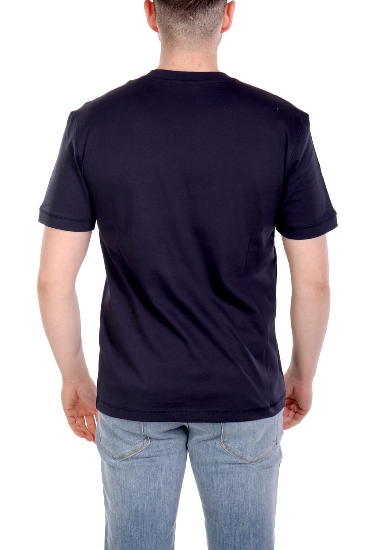 ARMANI 7 T-SHIRT LOGO ΜΠΛΕ