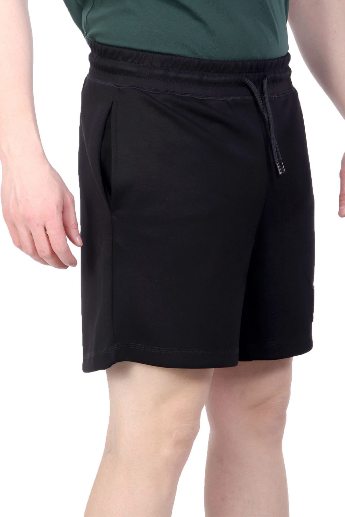 ARMANI 7 ΒΕΡΜΟΥΔΑ ΦΟΥΤΕΡ LOGO ΜΑΥΡΟ