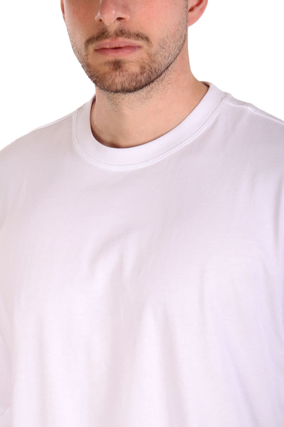 ARMANI 7 T-SHIRT LOGO ΛΕΥΚΟ