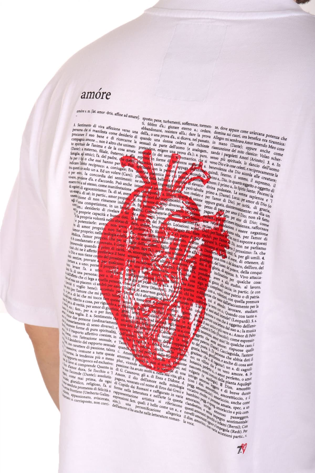 ARMANI 7 T-SHIRT LOGO ΛΕΥΚΟ