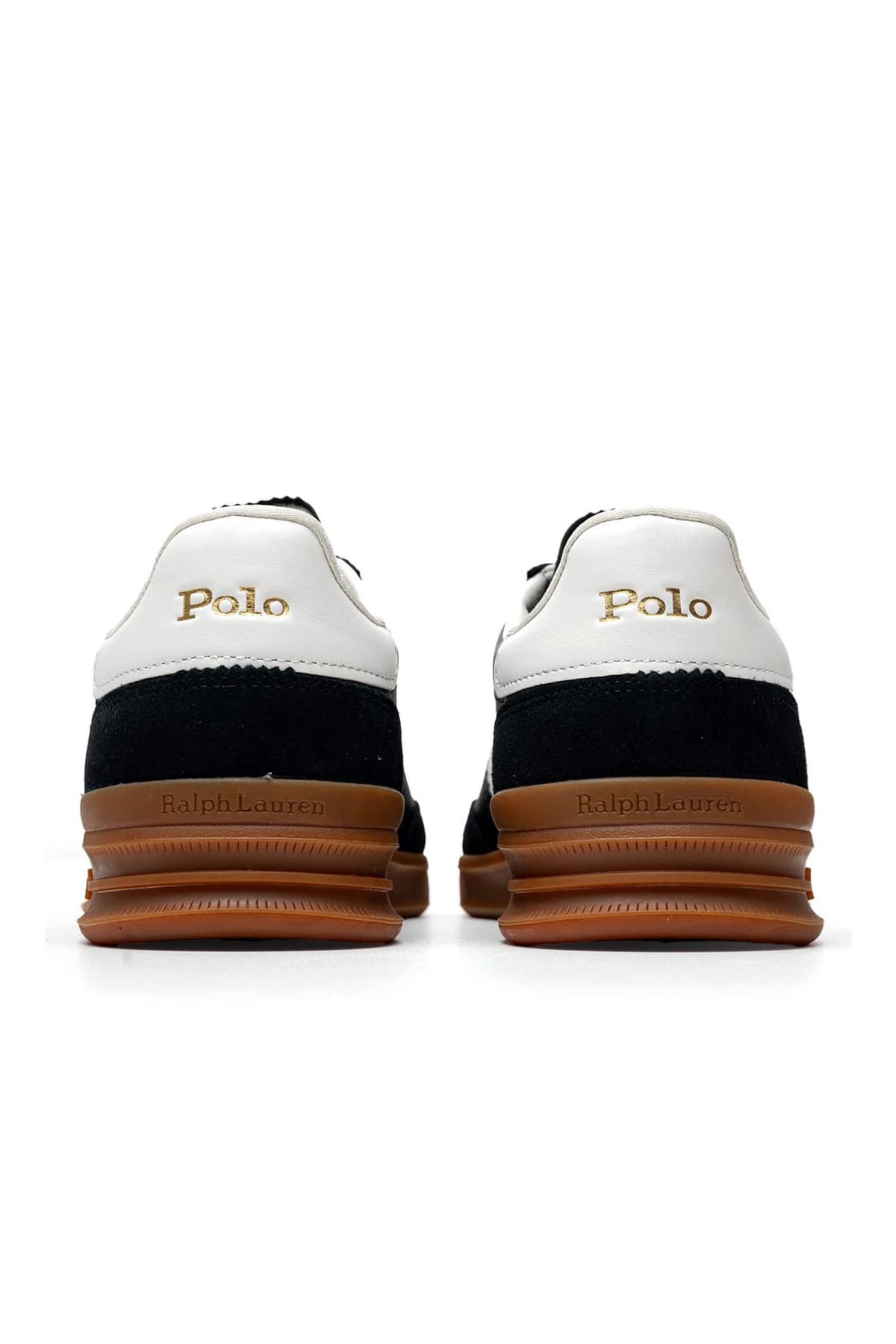 RALPH LAUREN ΠΑΠΟΥΤΣΙΑ SNEAKERS HRT AERA PP-SK-LTL ΜΑΥΡΟ-ΛΕΥΚΟ