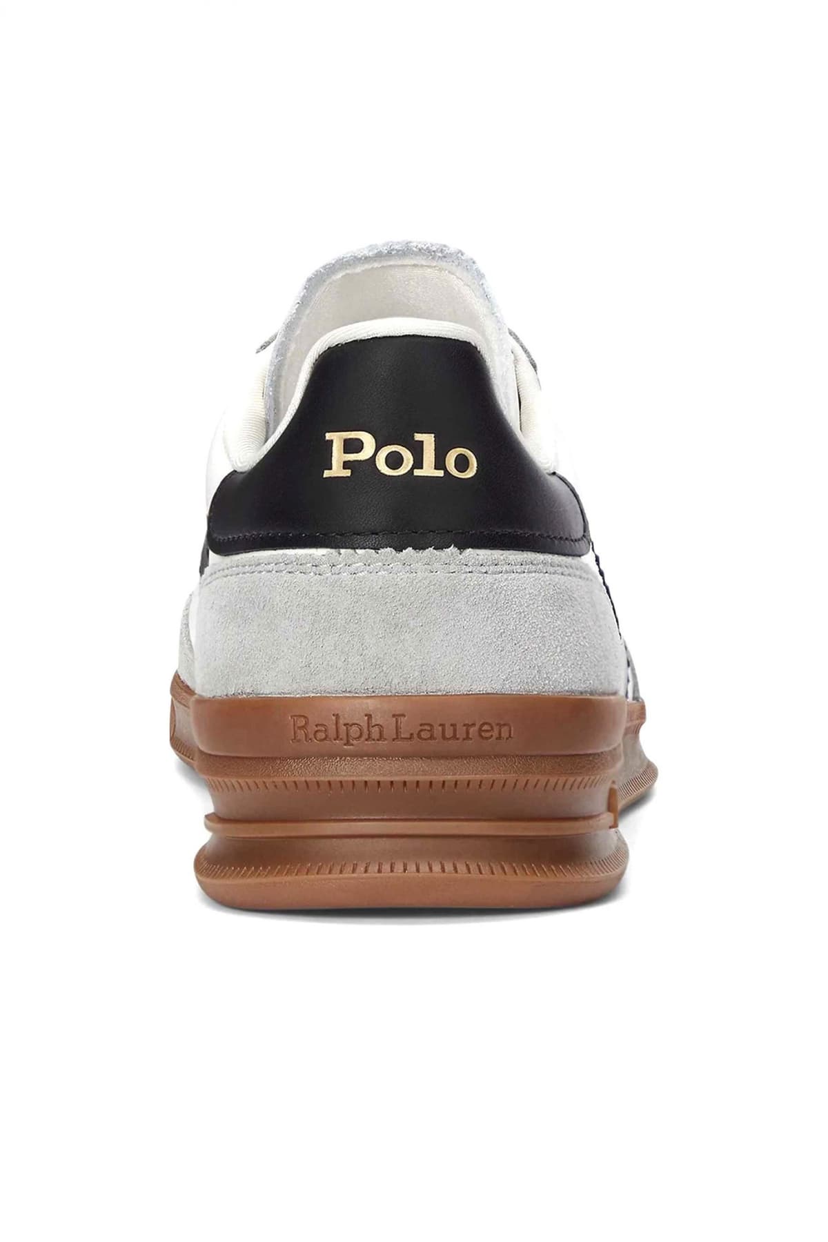 RALPH LAUREN ΠΑΠΟΥΤΣΙΑ SNEAKERS HRT AERA PP-SK-LTL ΛΕΥΚΟ-ΜΑΥΡΟ-ΓΚΡΙ