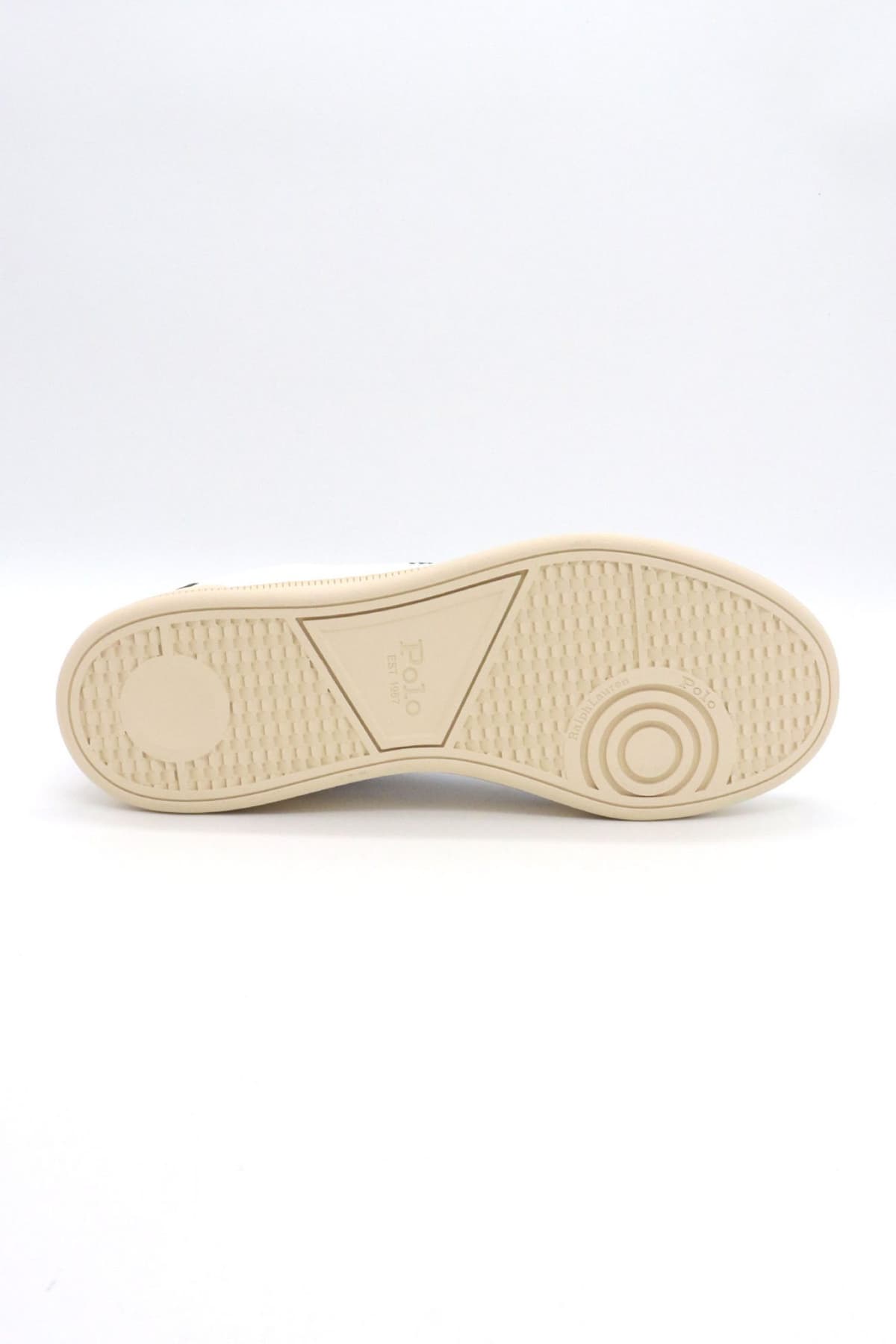 RALPH LAUREN ΠΑΠΟΥΤΣΙΑ SNEAKERS HRT II SK-LTL ΛΕΥΚΟ-ΠΡΑΣΙΝΟ