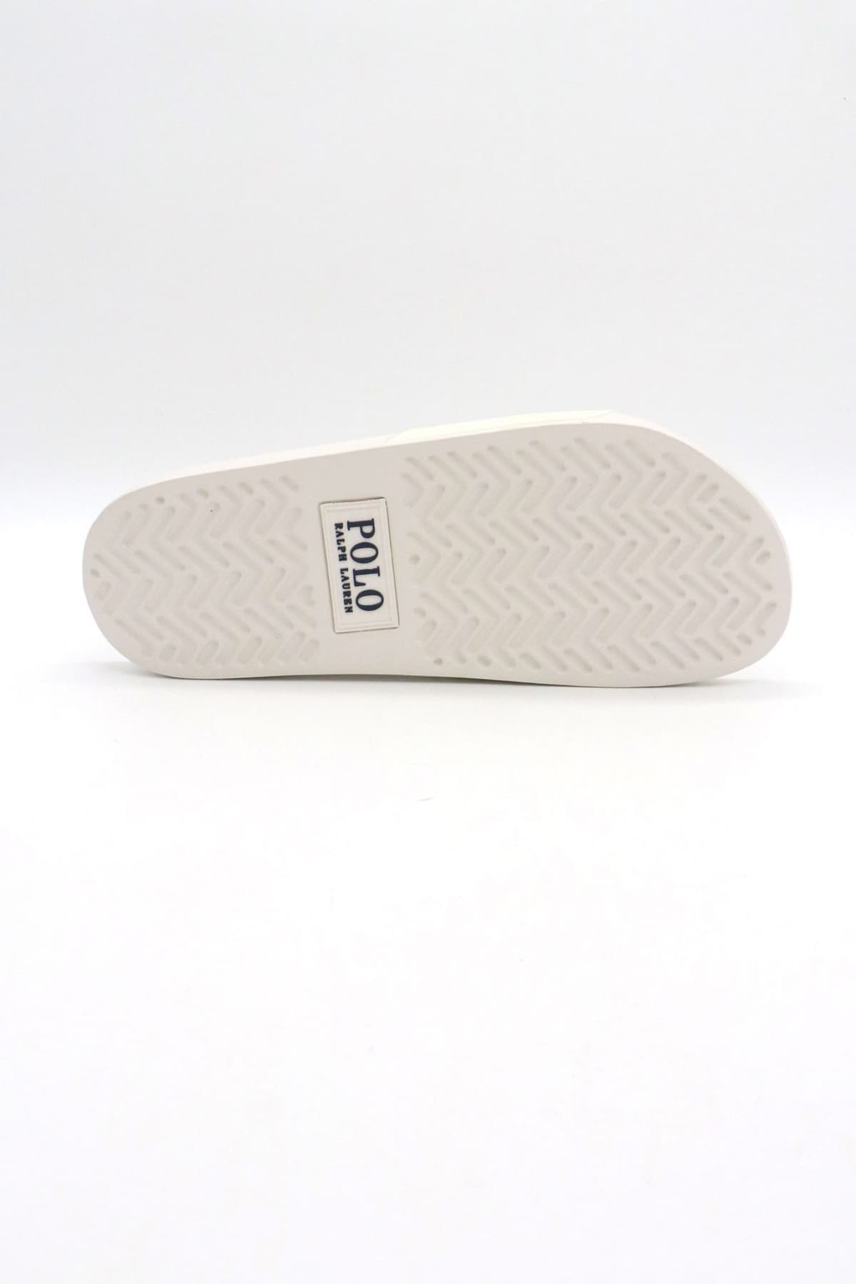 RALPH LAUREN ΠΑΝΤΟΦΛΕΣ POLO SLIDE-SN-SLI LOGO BEAR ΛΕΥΚΟ