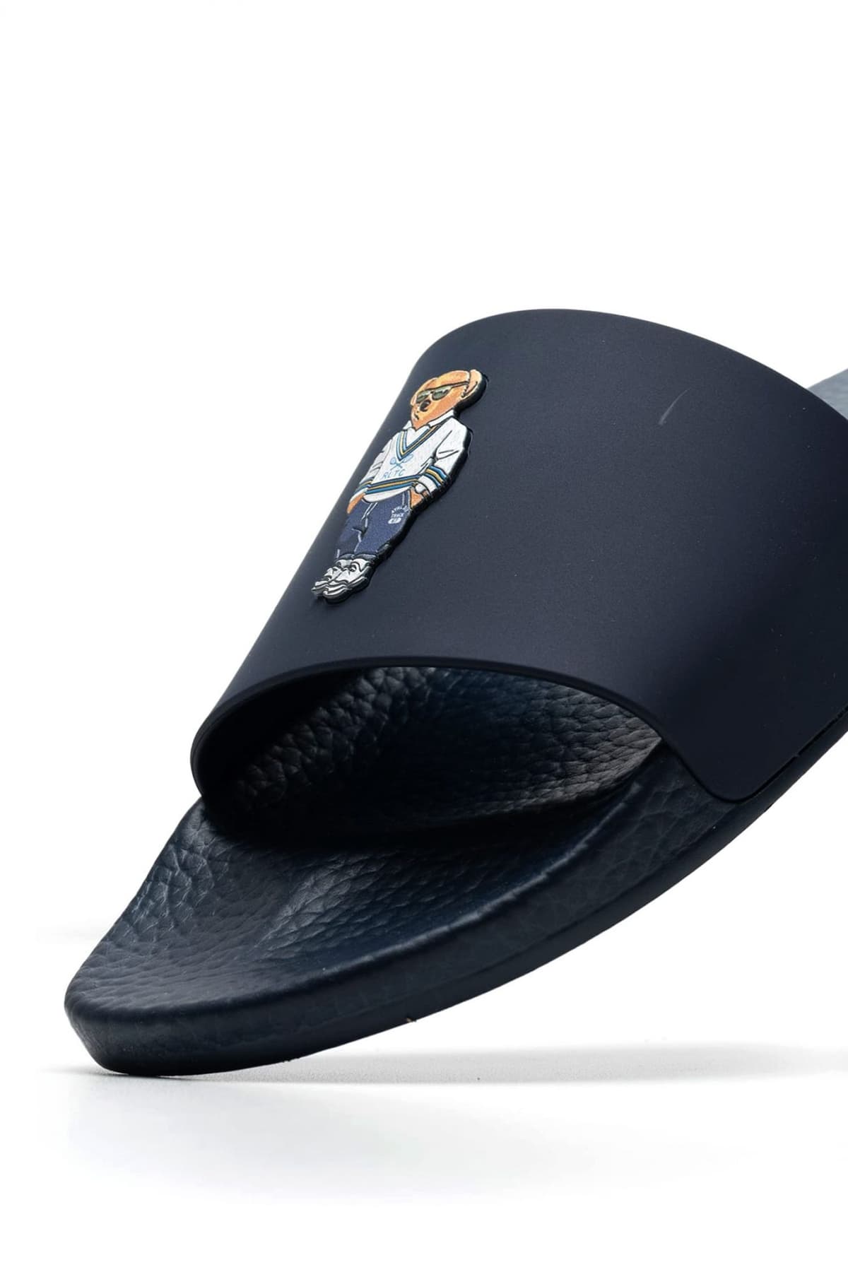 RALPH LAUREN ΠΑΝΤΟΦΛΕΣ POLO SLIDE-SN-SLI LOGO BEAR ΜΠΛΕ