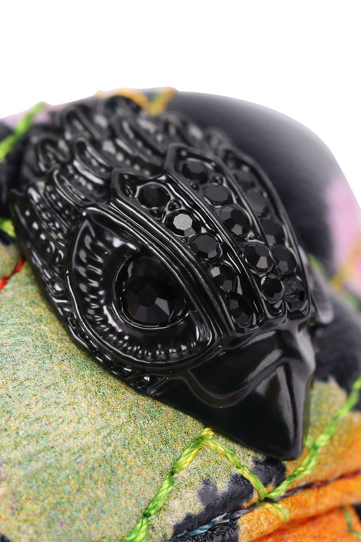 KURT GEIGER ΠΑΠΟΥΤΣΙΑ ΣΑΝΔΑΛΙΑ KENSINGTON Τ-ΒΑR-SANDAL FLORAL LOGO ΠΟΛΥΧΡΩΜΟ