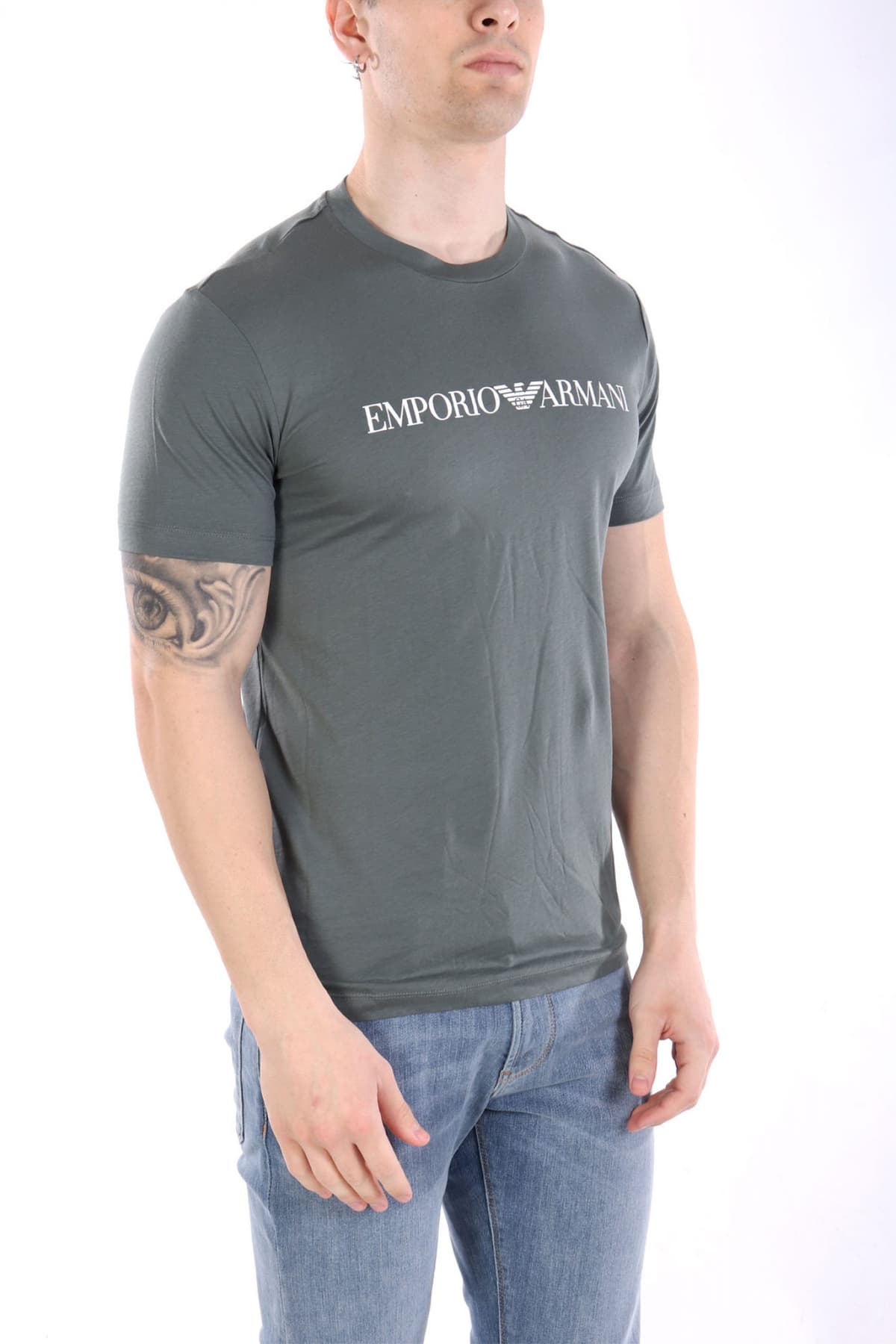 EMPORIO ARMANI T-SHIRT LOGO ΠΕΤΡΟΛ