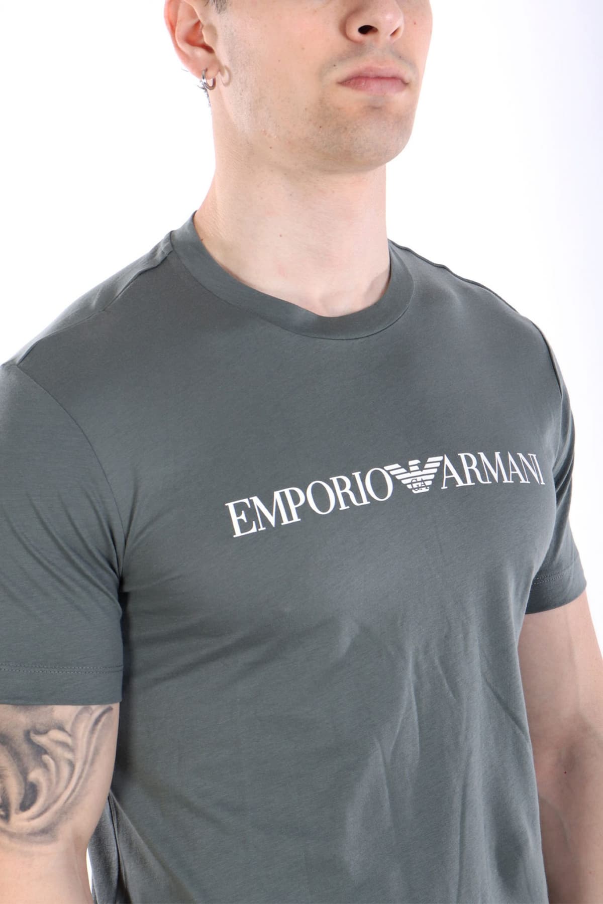 EMPORIO ARMANI T-SHIRT LOGO ΠΕΤΡΟΛ