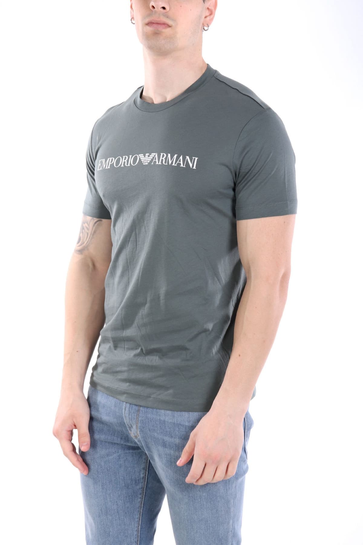 EMPORIO ARMANI T-SHIRT LOGO ΠΕΤΡΟΛ