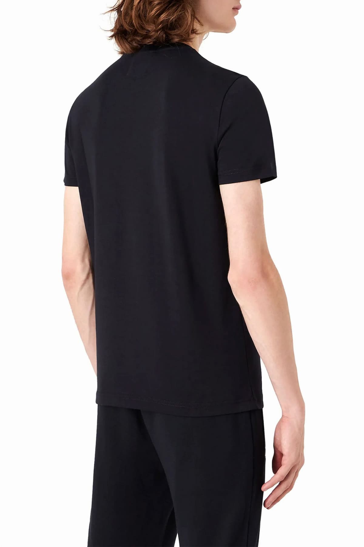 EMPORIO ARMANI T-SHIRT LOGO ΜΠΛΕ