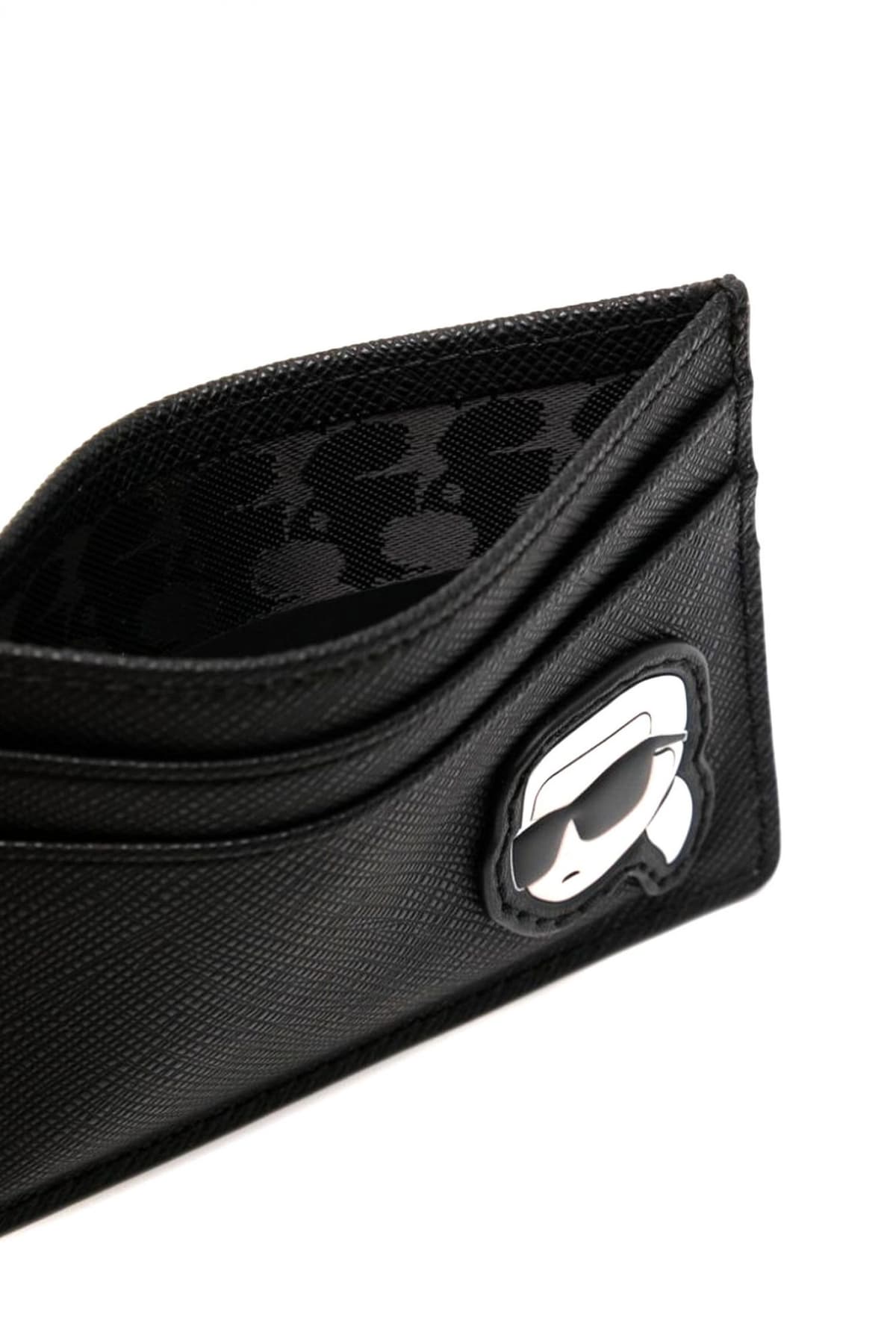 KARL LAGERFELD ΘΗΚΗ ΚΑΡΤΩΝ K/IKON KORE CARDHOLDER ΜΑΥΡΟ