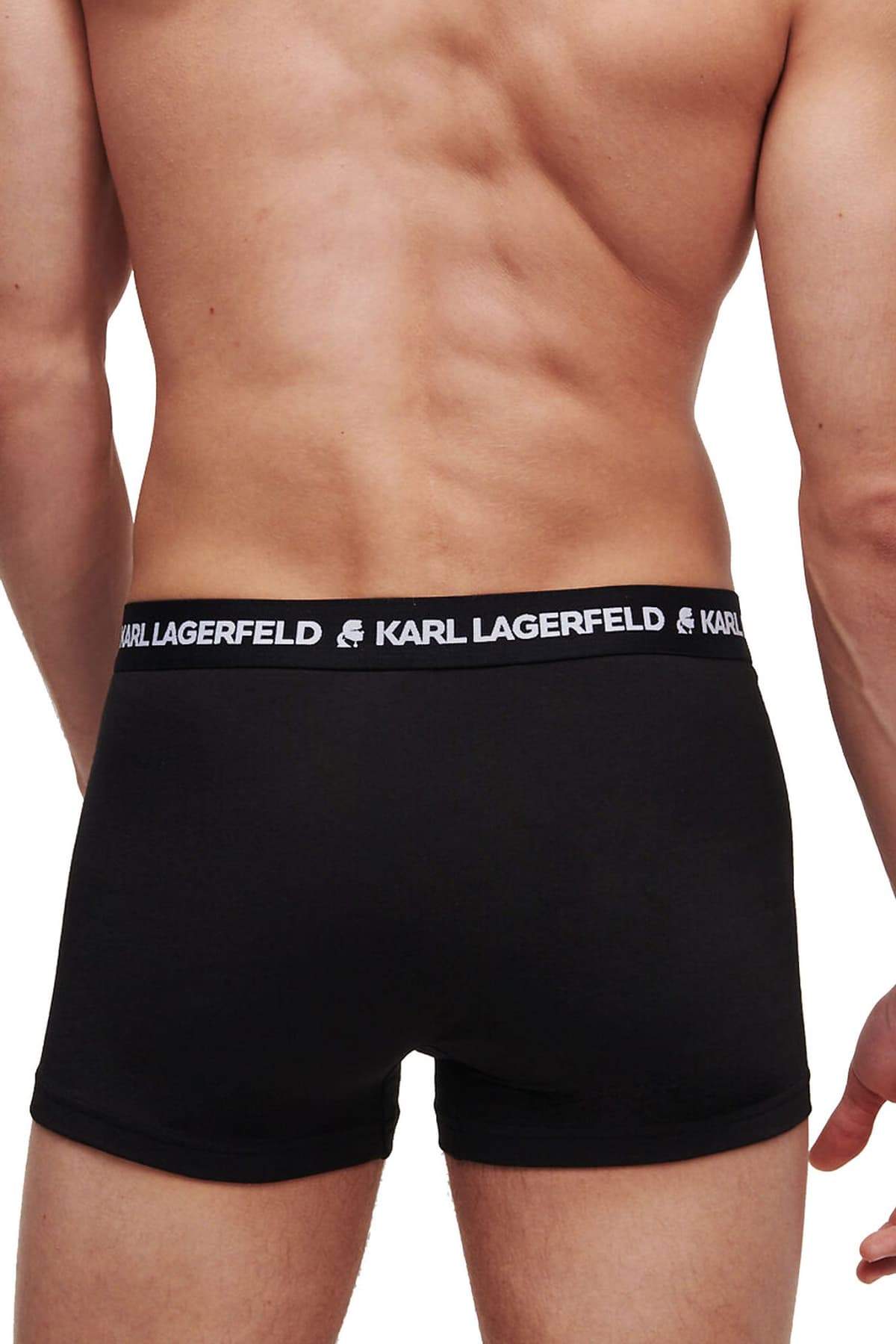 KARL LAGERFELD ΕΣΩΡΟΥΧΑ 3PACK MOMOGRAM AOP TRUNK ΜΑΥΡΟ-ΓΚΡΙ