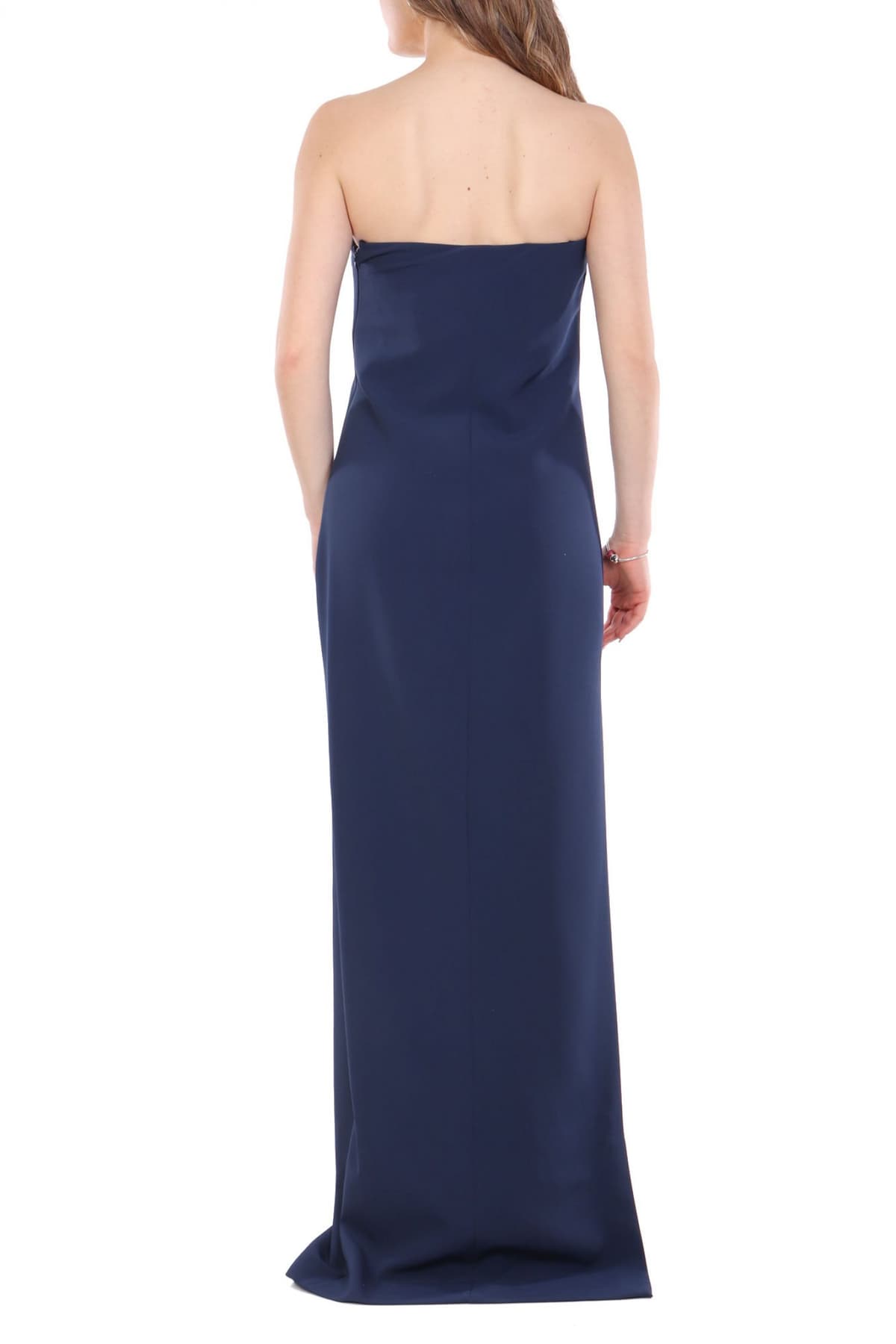 ELISABETTA FRANCHI ΦΟΡΕΜΑ MAXI ΣΤΡΑΠΛΕΣ ΣΚΟΥΡΟ ΜΠΛΕ