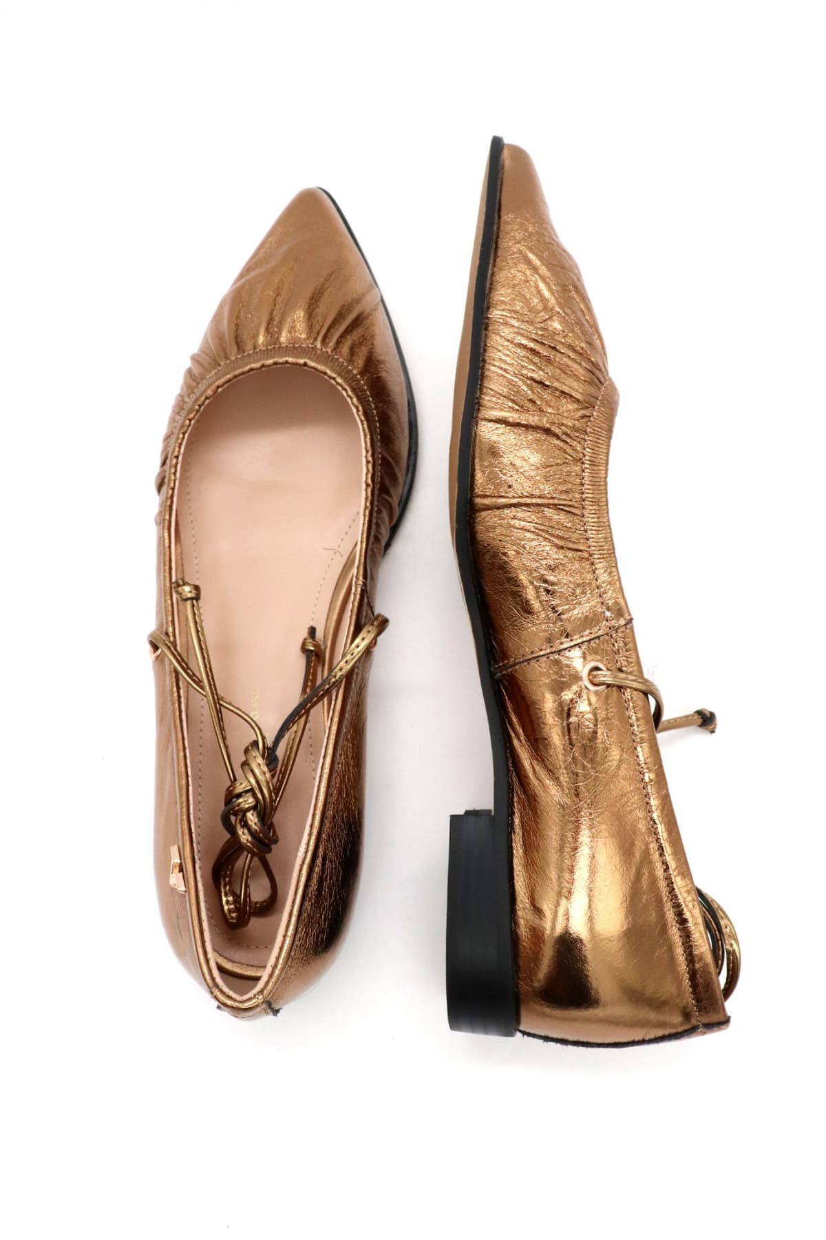 V 19.69 ΠΑΠΟΥΤΣΙΑ MΠΑΛΑΡΙΝΕΣ LOGO ΜΠΡΟΝΖΕ