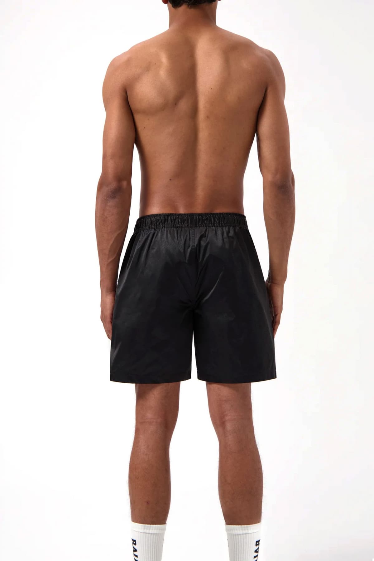 BALR. ΜΑΓΙΩ MONOGRAM SWIMSHORTS SPACE LOGO ΜΑΥΡΟ