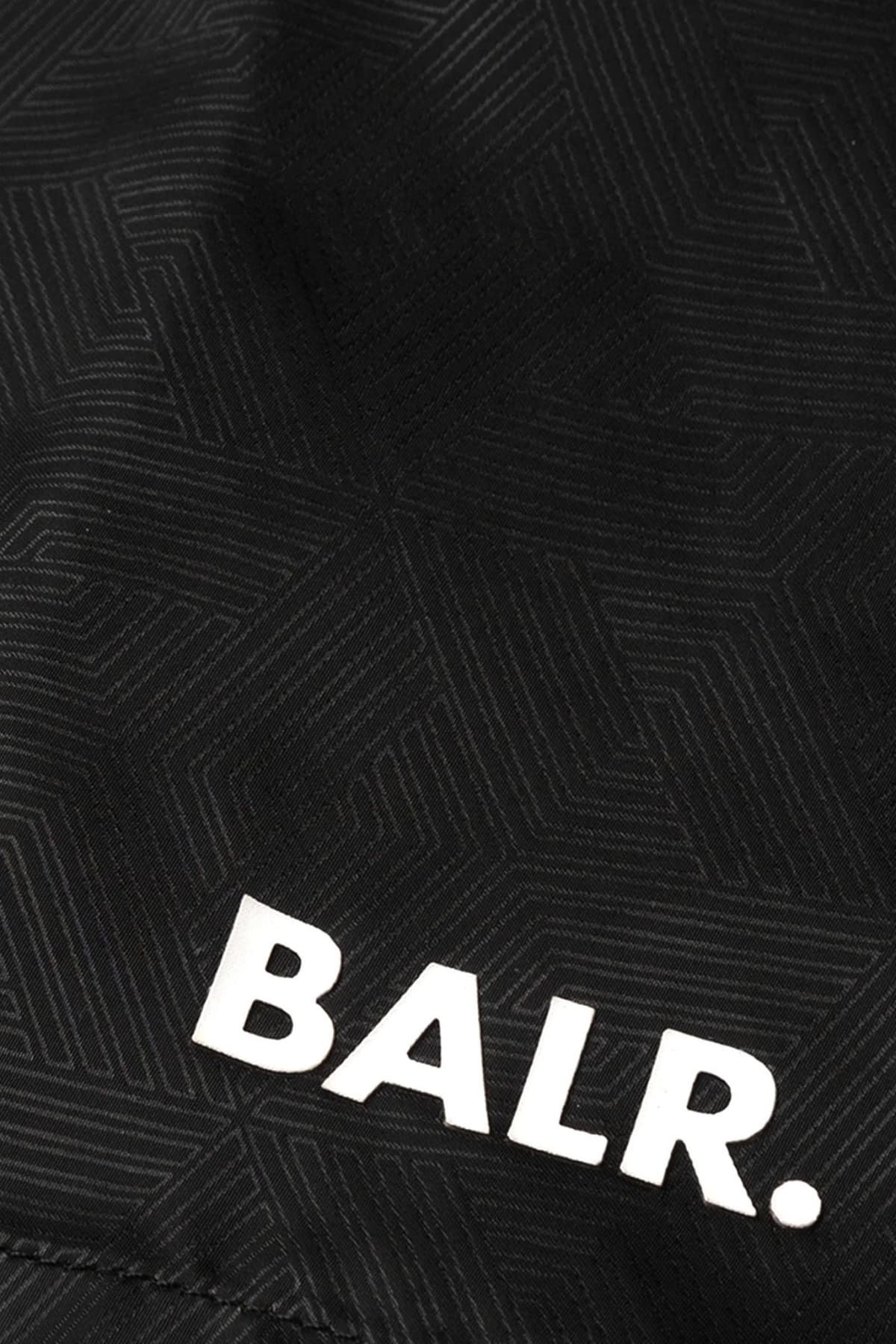 BALR. ΜΑΓΙΩ MONOGRAM SWIMSHORTS SPACE LOGO ΜΑΥΡΟ