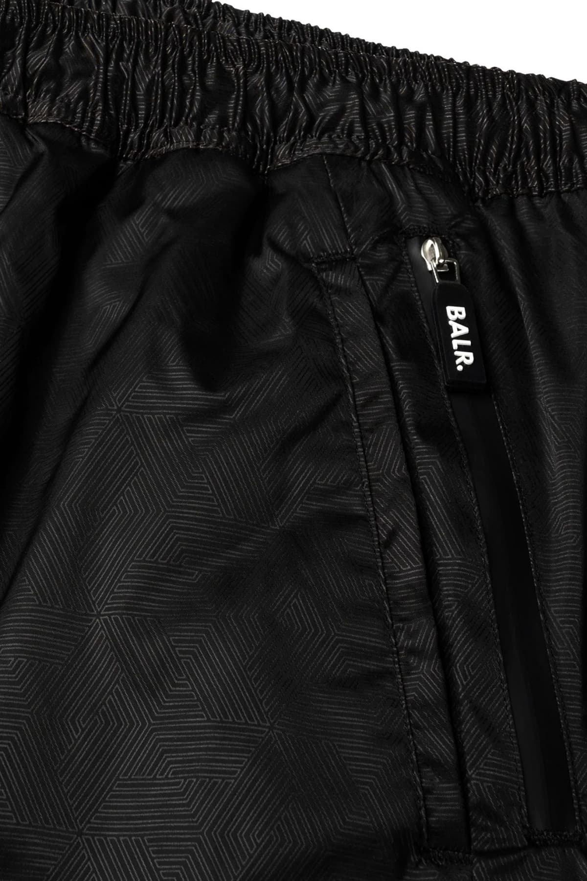 BALR. ΜΑΓΙΩ MONOGRAM SWIMSHORTS SPACE LOGO ΜΑΥΡΟ
