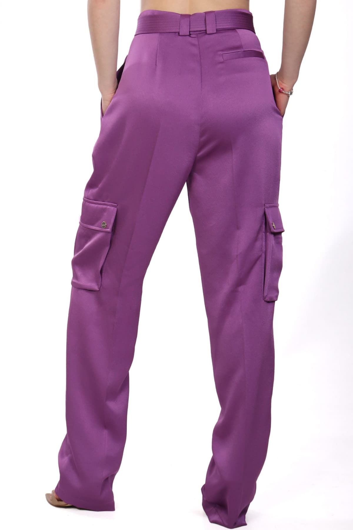 LIU JO BETTER ΠΑΝΤΕΛΟΝΙ CARGO ΣΑΤΕΝ ΜΕ ΖΩΝΗ ΜΩΒ