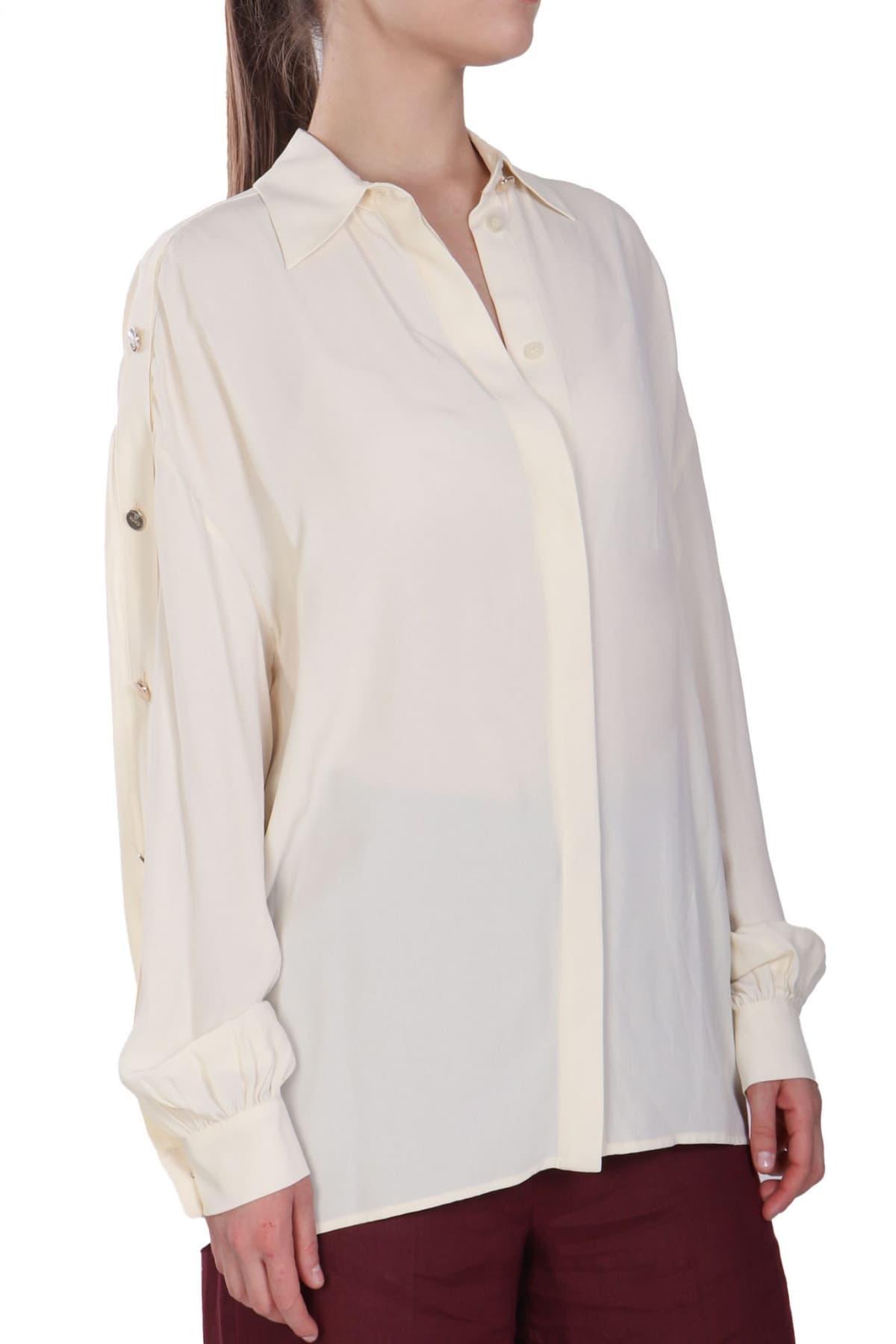 LIU -JO ΠΟΥΚΑΜΙΣΟ ΚΟΥΜΠΙΑ ΣΤΑ ΜΑΝΙΚΙΑ ΑΠΑΛΟ ΚΙΤΡΙΝΟ