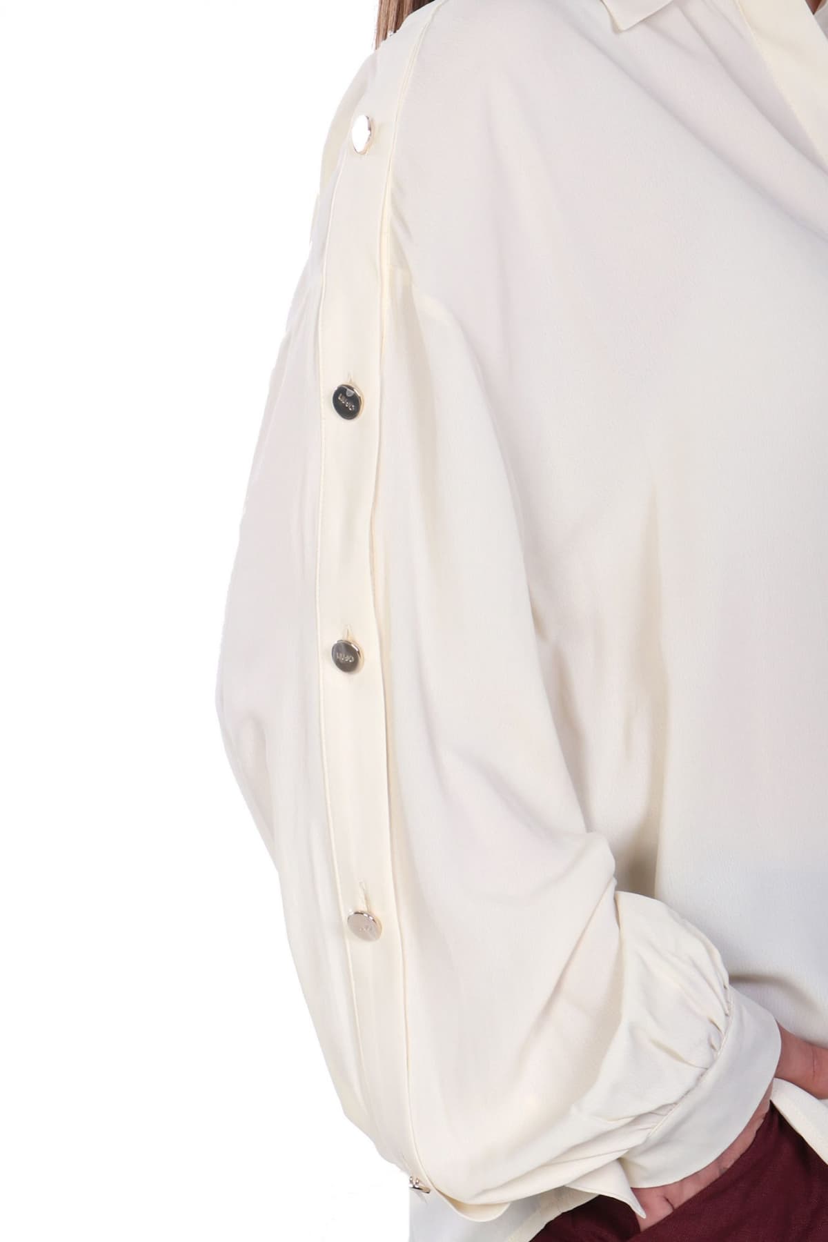 LIU -JO ΠΟΥΚΑΜΙΣΟ ΚΟΥΜΠΙΑ ΣΤΑ ΜΑΝΙΚΙΑ ΑΠΑΛΟ ΚΙΤΡΙΝΟ