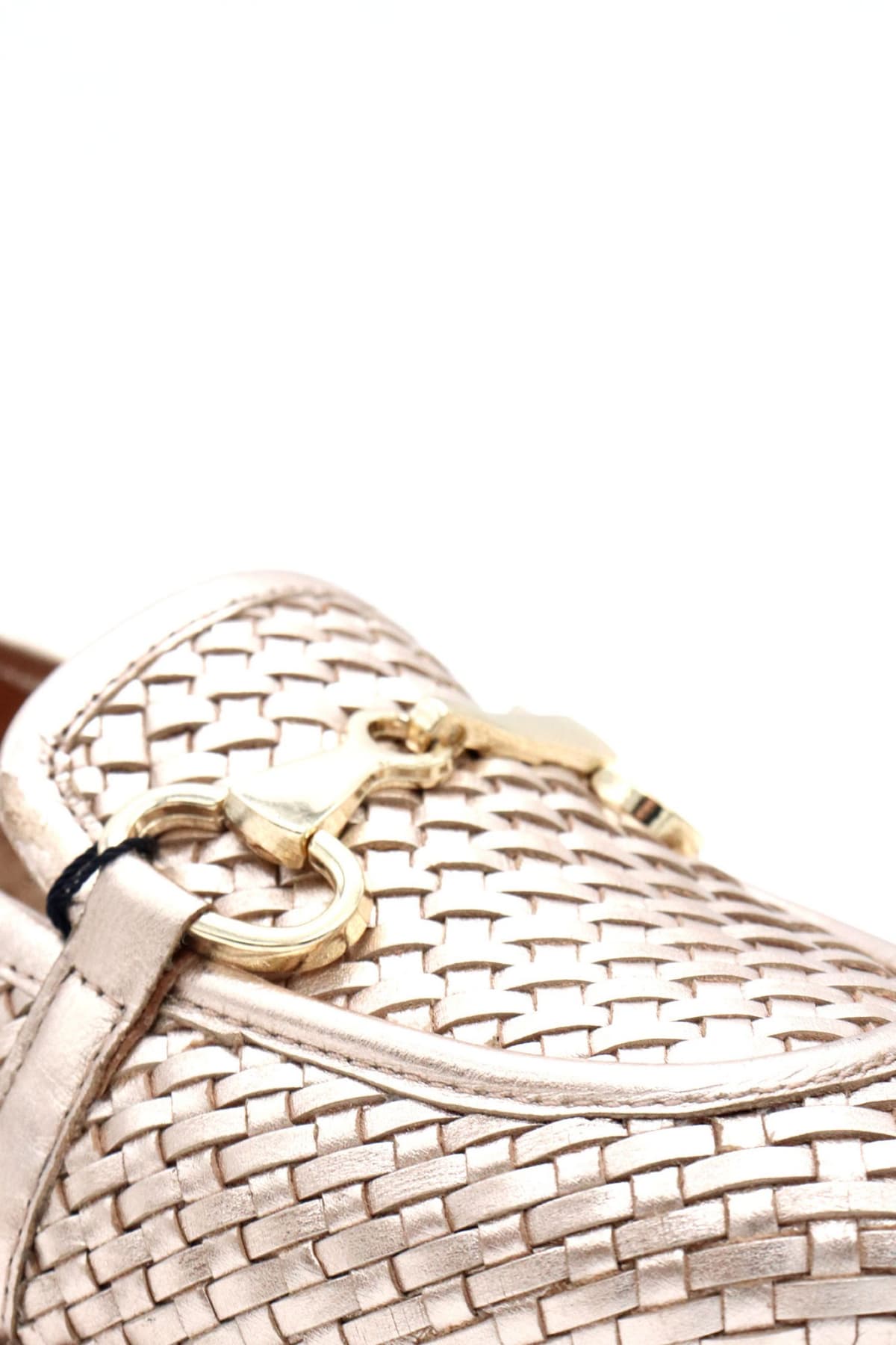 U.S.POLO ASSN ΠΑΠΟΥΤΣΙΑ MOKAΣΙΝΙΑ ΠΛΕΞΗ ΑΓΚΡΑΦΑ ΜΕΤΑΛΛΙΚΟ LOGO ΧΡΥΣΟ