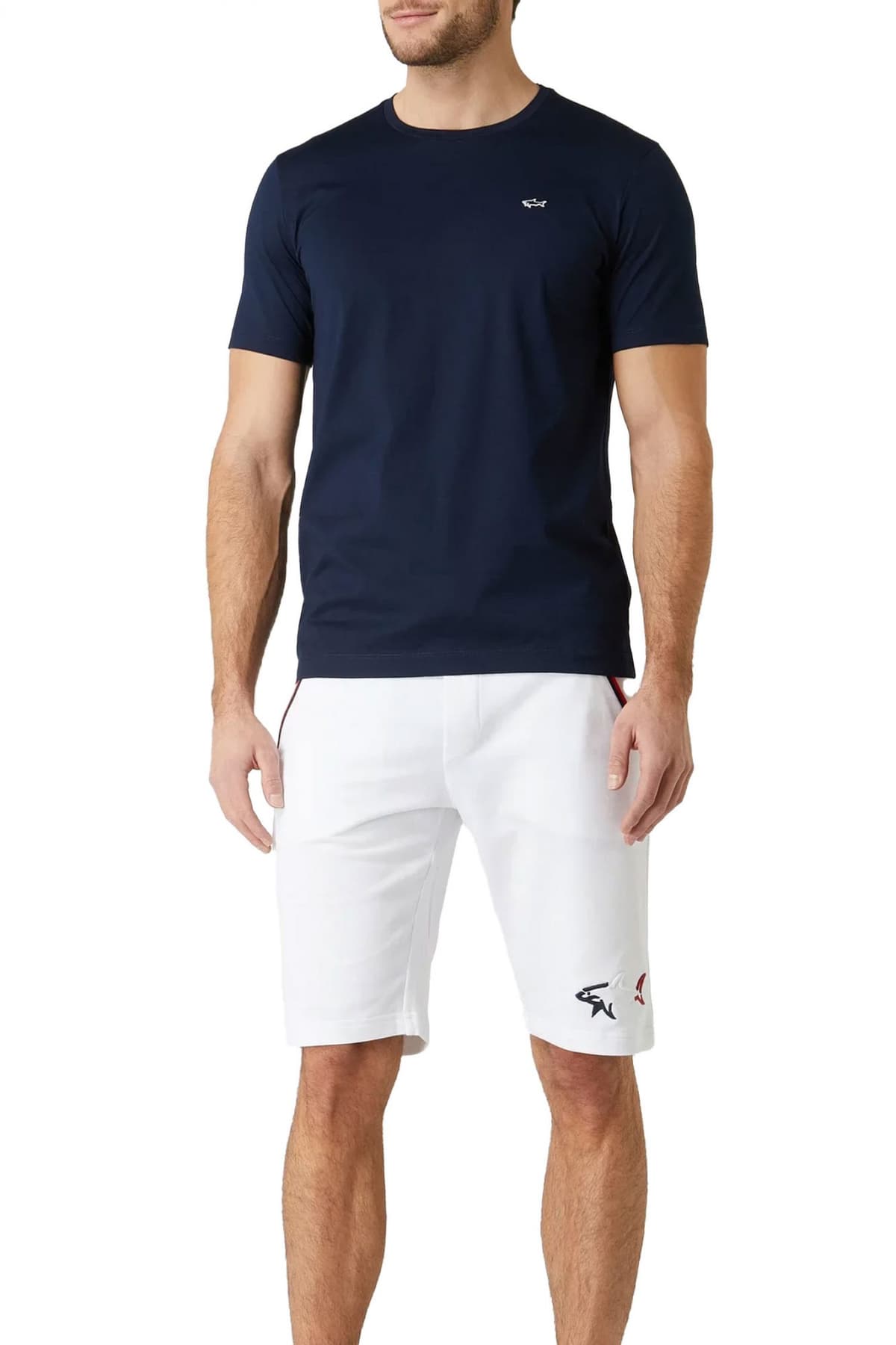 PAUL&SHARK T-SHIRT LOGO ΜΠΛΕ