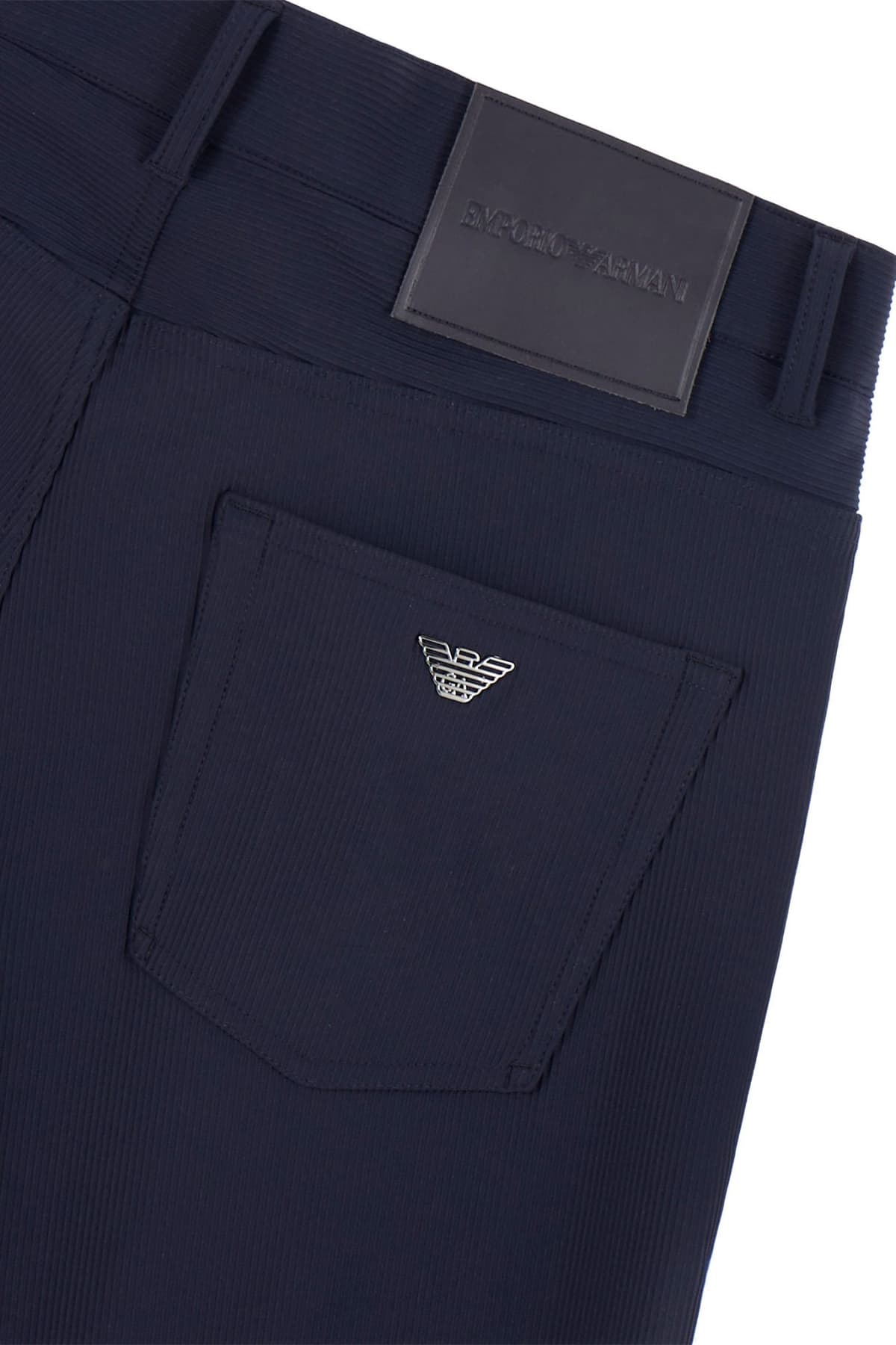 EMPORIO ARMANI ΠΑΝΤΕΛΟΝΙ CHINO J05 REGULAR FIT ΨΙΛΟΡΙΓΟ ΜΠΛΕ