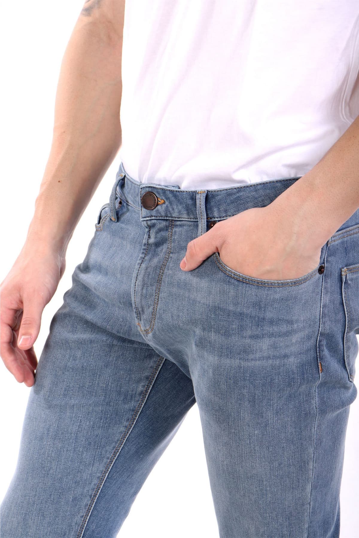 EMPORIO ARMANI ΠΑΝΤΕΛΟΝΙ JEANS J06 SLIM FIT ΜΠΛΕ