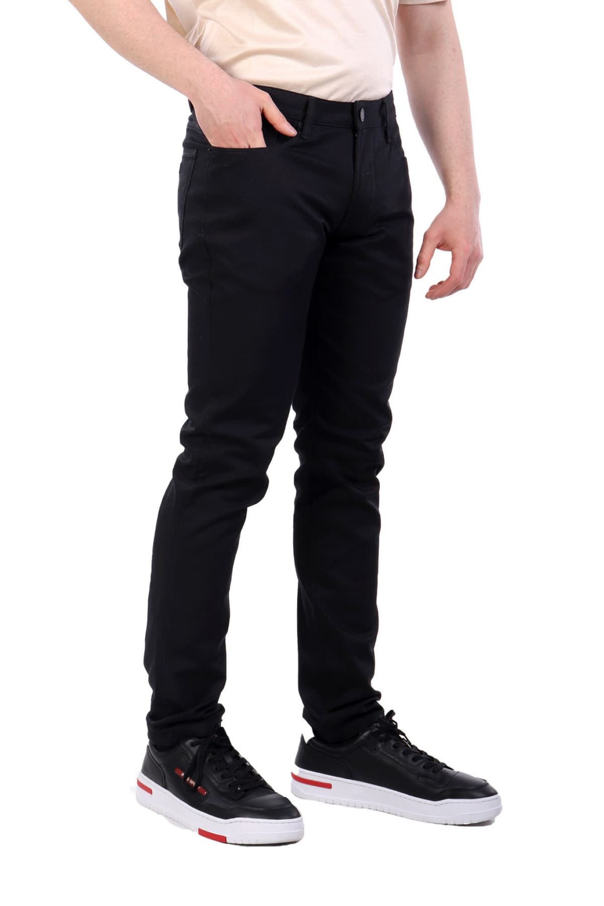 EMPORIO ARMANI ΠΑΝΤΕΛΟΝΙ 5ΤΣΕΠΟ J06 SLIM FIT ΜΑΥΡΟ