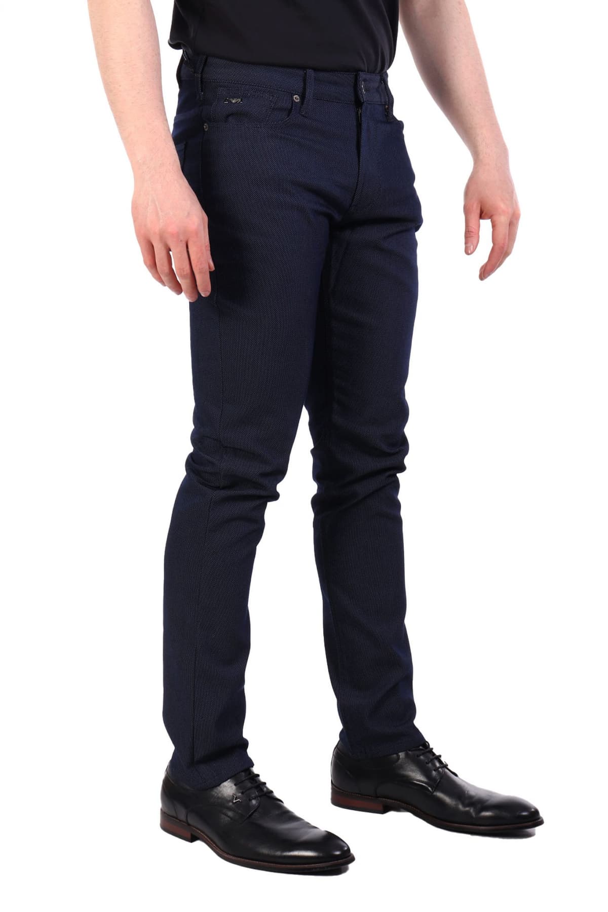 EMPORIO ARMANI ΠΑΝΤΕΛΟΝΙ 5ΤΣΕΠΟ ΜΙΚΡΟΣΧΕΔΙΟ J06 SLIM FIT ΜΠΛΕ