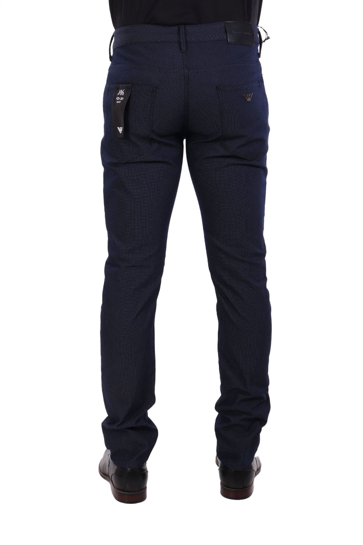 EMPORIO ARMANI ΠΑΝΤΕΛΟΝΙ 5ΤΣΕΠΟ ΜΙΚΡΟΣΧΕΔΙΟ J06 SLIM FIT ΜΠΛΕ