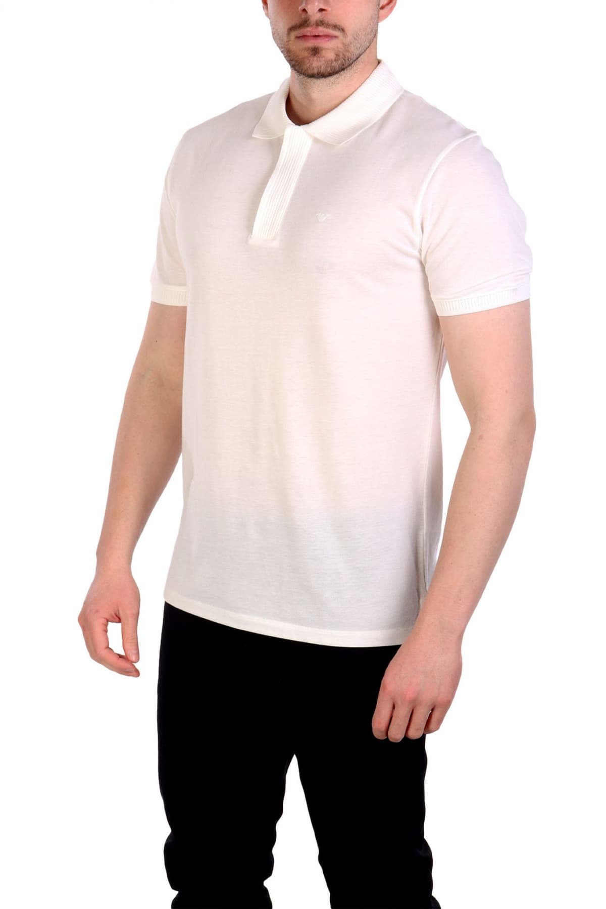 EMPORIO ARMANI POLO LOGO ΥΠΟΛΕΥΚΟ