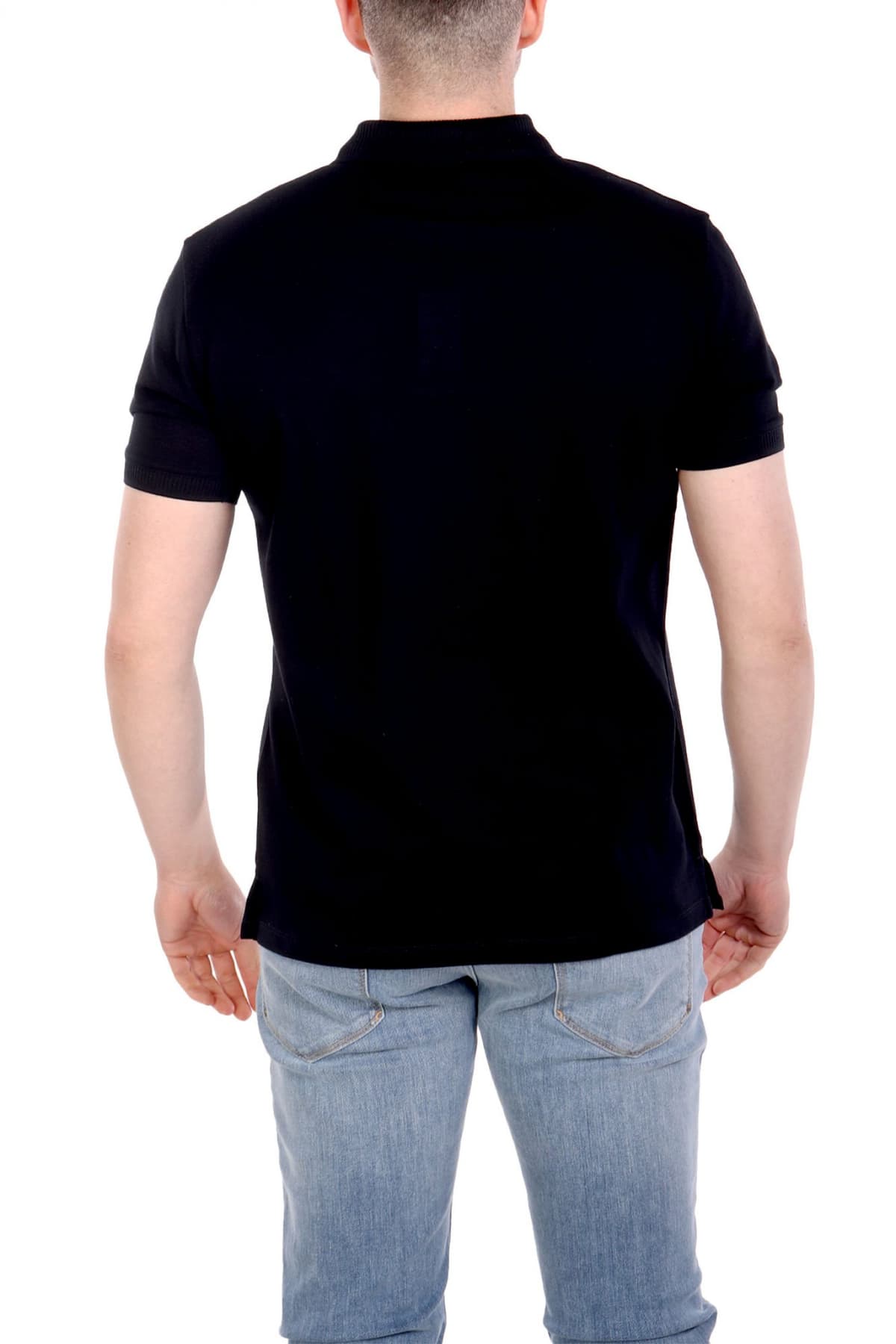 EMPORIO ARMANI POLO LOGO ΜΠΛΕ