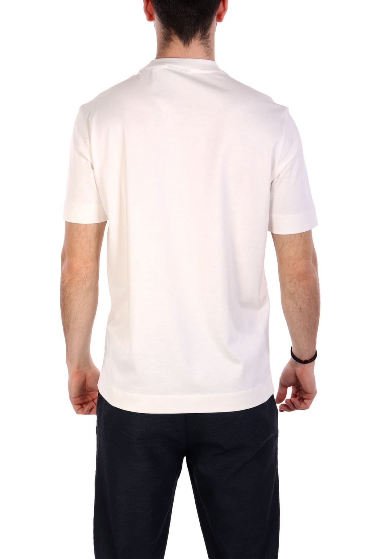 EMPORIO ARMANI T-SHIRT LOGO MILANO ΥΠΟΛΕΥΚΟ