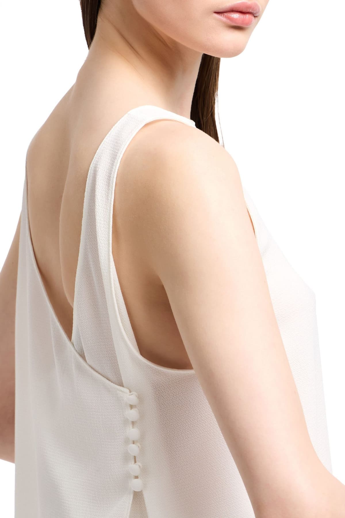 EMPORIO ARMANI TOP ΚΡΟΥΑΖΕ ΠΙΣΩ ΥΠΟΛΕΥΚΟ