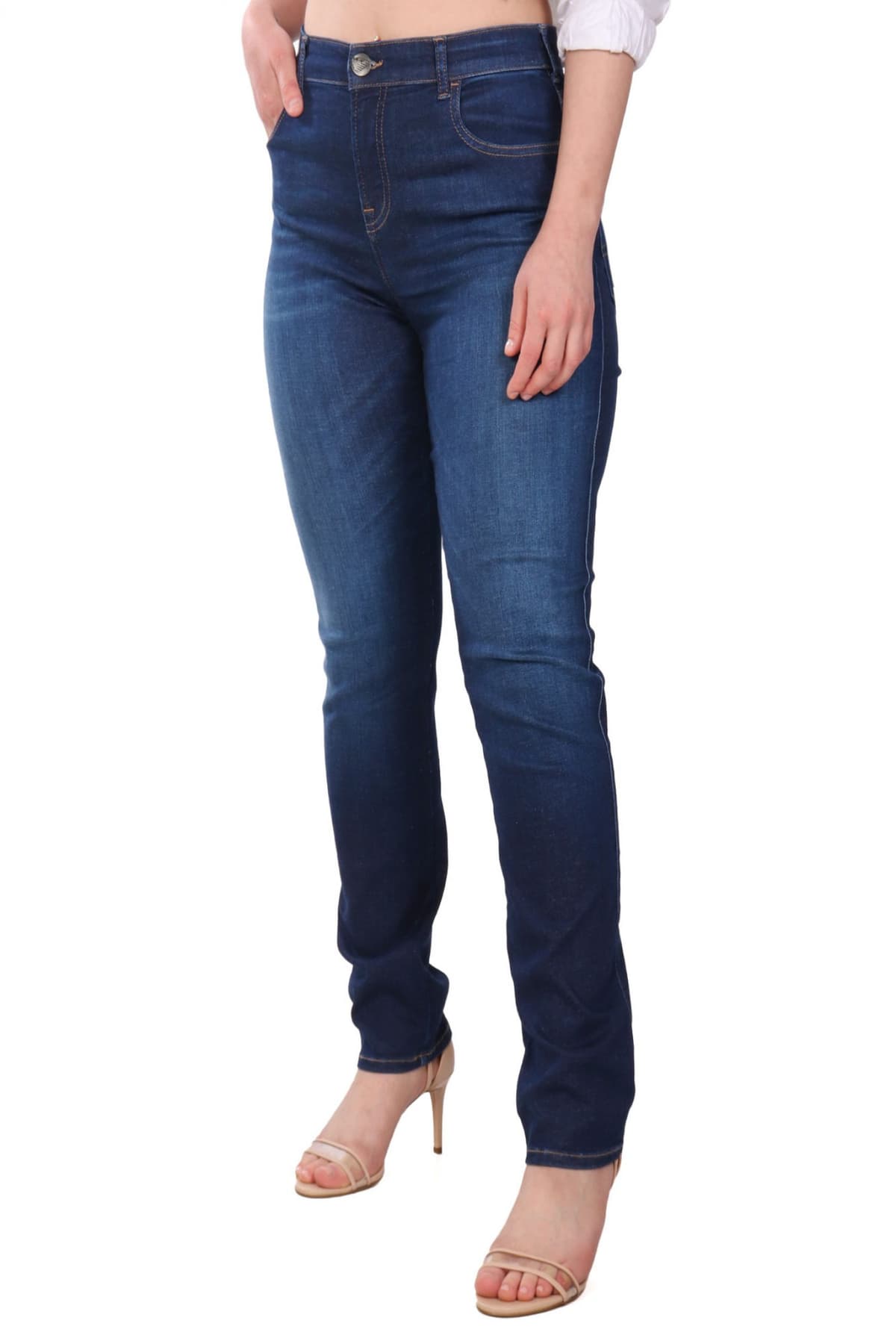 EMPORIO ARMANI ΠΑΝΤΕΛΟΝΙ JEANS J36 ΣΚΟΥΡΟ ΜΠΛΕ