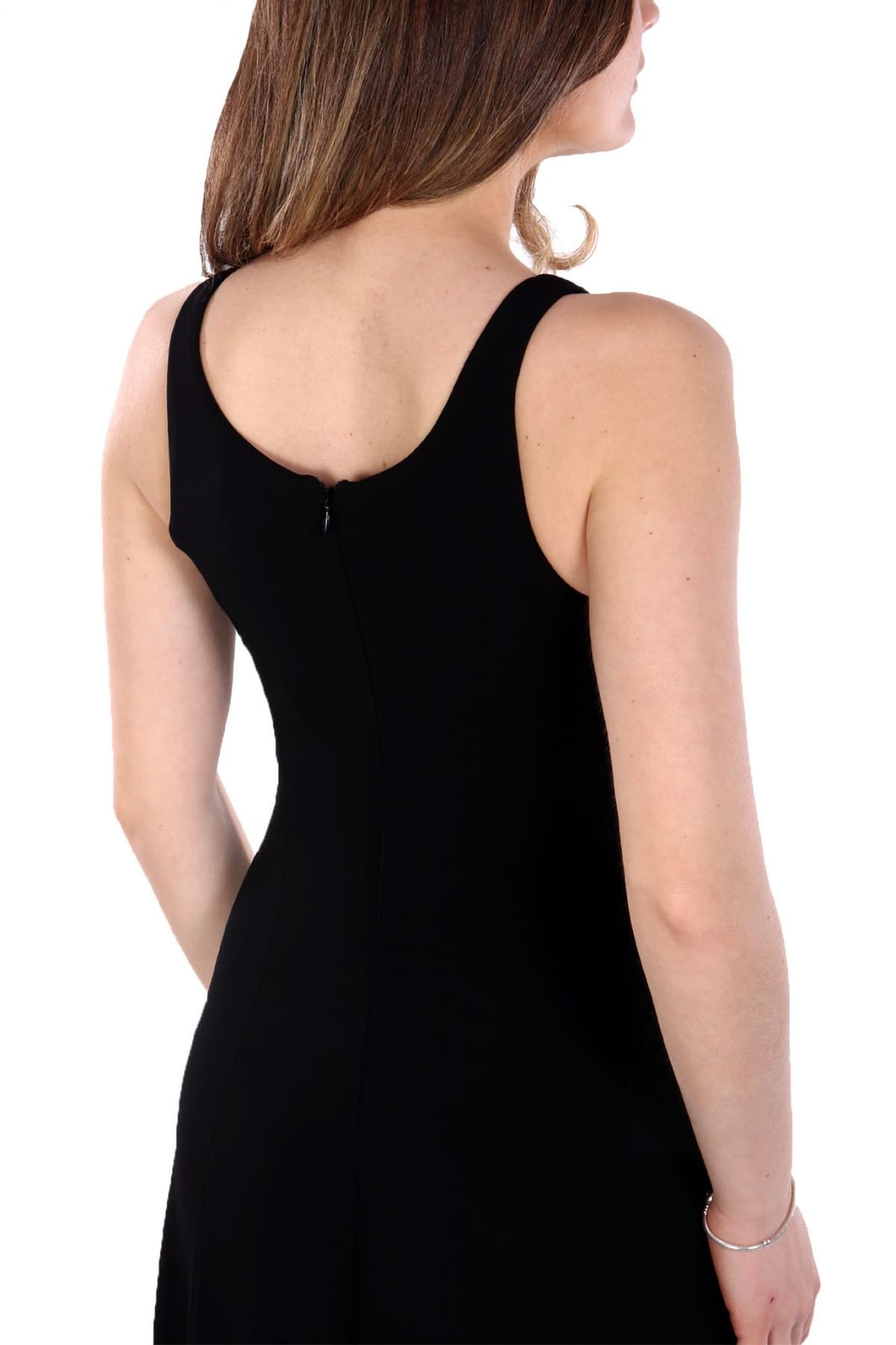 EMPORIO ARMANI ΦΟΡΕΜΑ MAXI ΑΝΟΙΓΜΑ ΚΟΡΔΟΝΙΑ ΜΠΡΟΣΤΑ ΜΑΥΡΟ