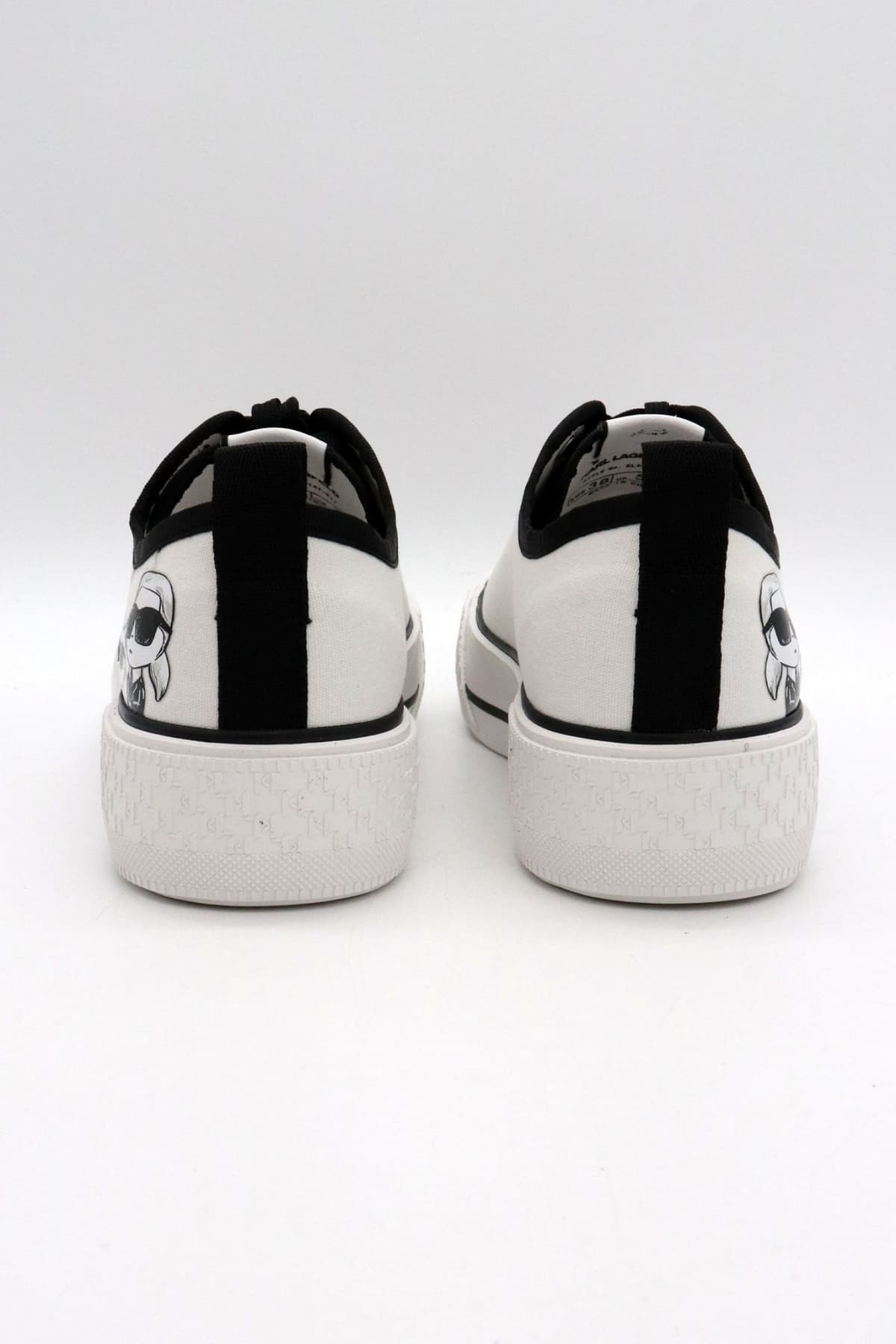 KARL LAGERFELD ΠΑΠΟΥΤΣΙΑ SNEAKERS KAMPUS MAX III TWIN KAMBAΣ LOGO ΛΕΥΚΟ