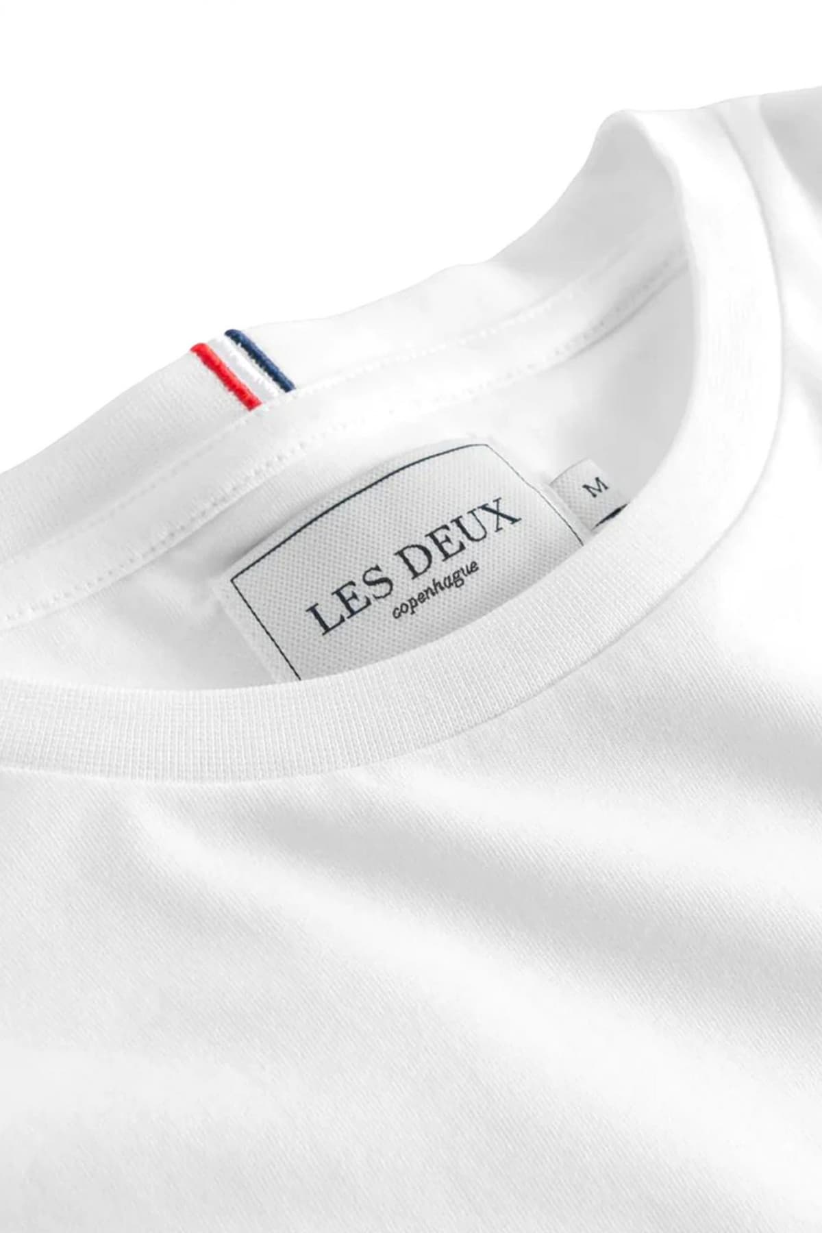 LES DEUX T-SHIRT NOREEGAARD LOGO ΛΕΥΚΟ