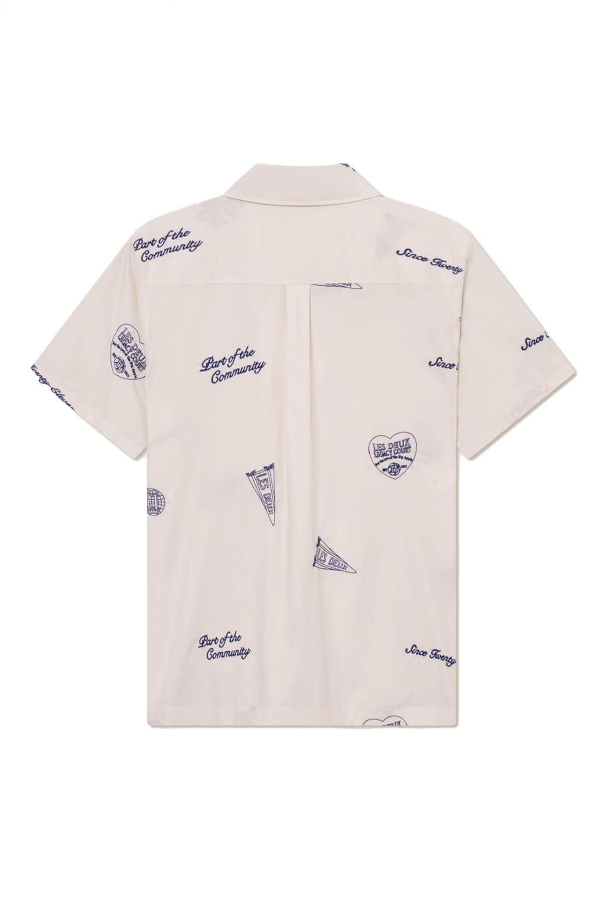 LES DEUX ΠΟΥΚΑΜΙΣΟ HENDRIX AOEE SS LOGO ΕΚΡΟΥ