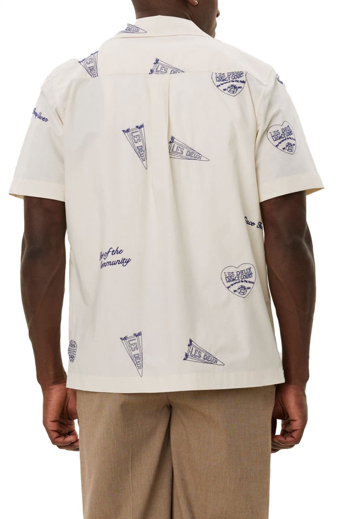 LES DEUX ΠΟΥΚΑΜΙΣΟ HENDRIX AOEE SS LOGO ΕΚΡΟΥ