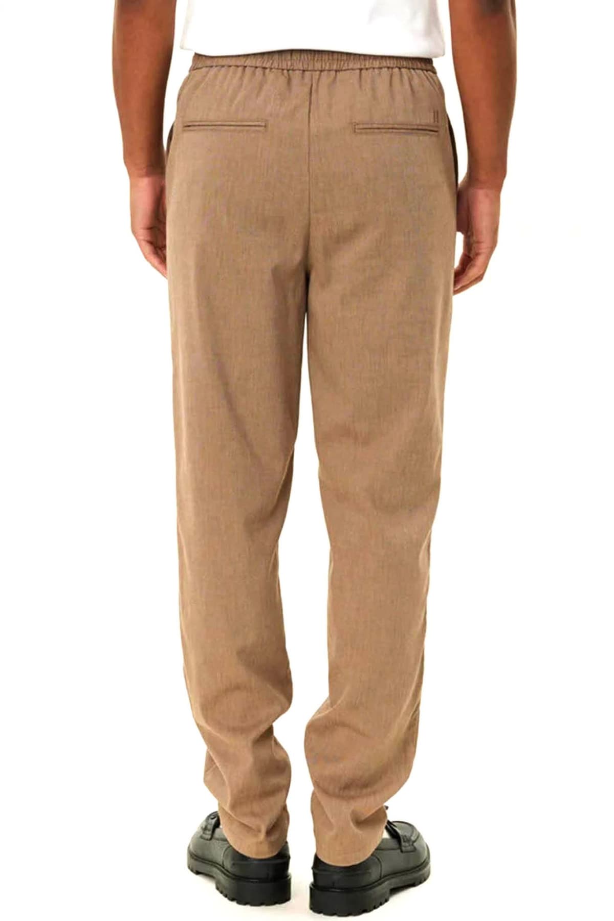 LES DEUX ΠΑΝΤΕΛΟΝΙ ΛΙΝΟ COMO REGULAR FIT ΚΑΦΕ ΠΟΥΡΟ