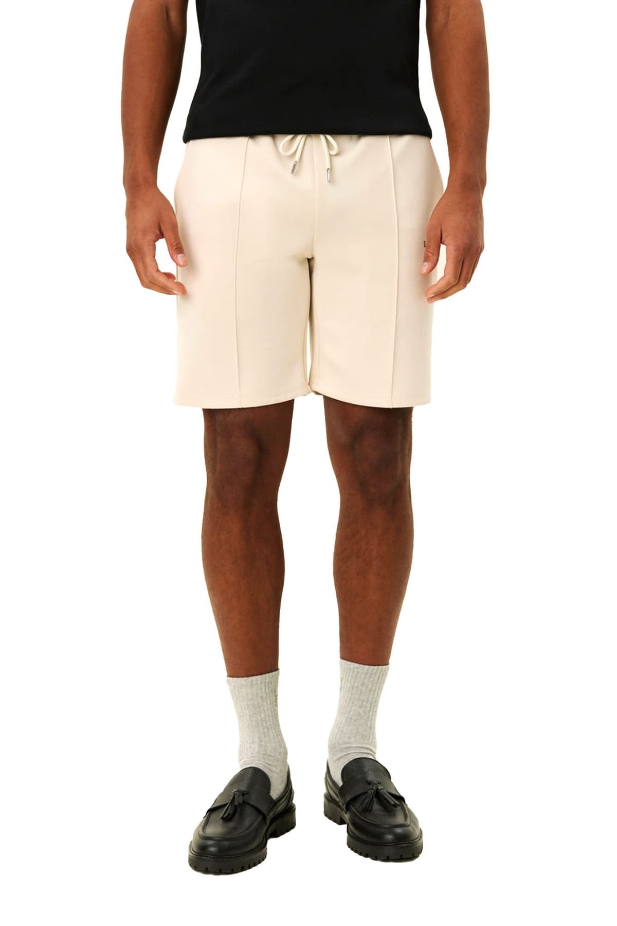 LES DEUX ΒΕΡΜΟΥΔΑ BALLIER LOGO ΕΚΡΟΥ