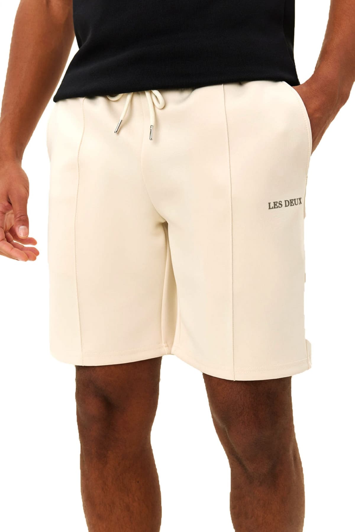 LES DEUX ΒΕΡΜΟΥΔΑ BALLIER LOGO ΕΚΡΟΥ