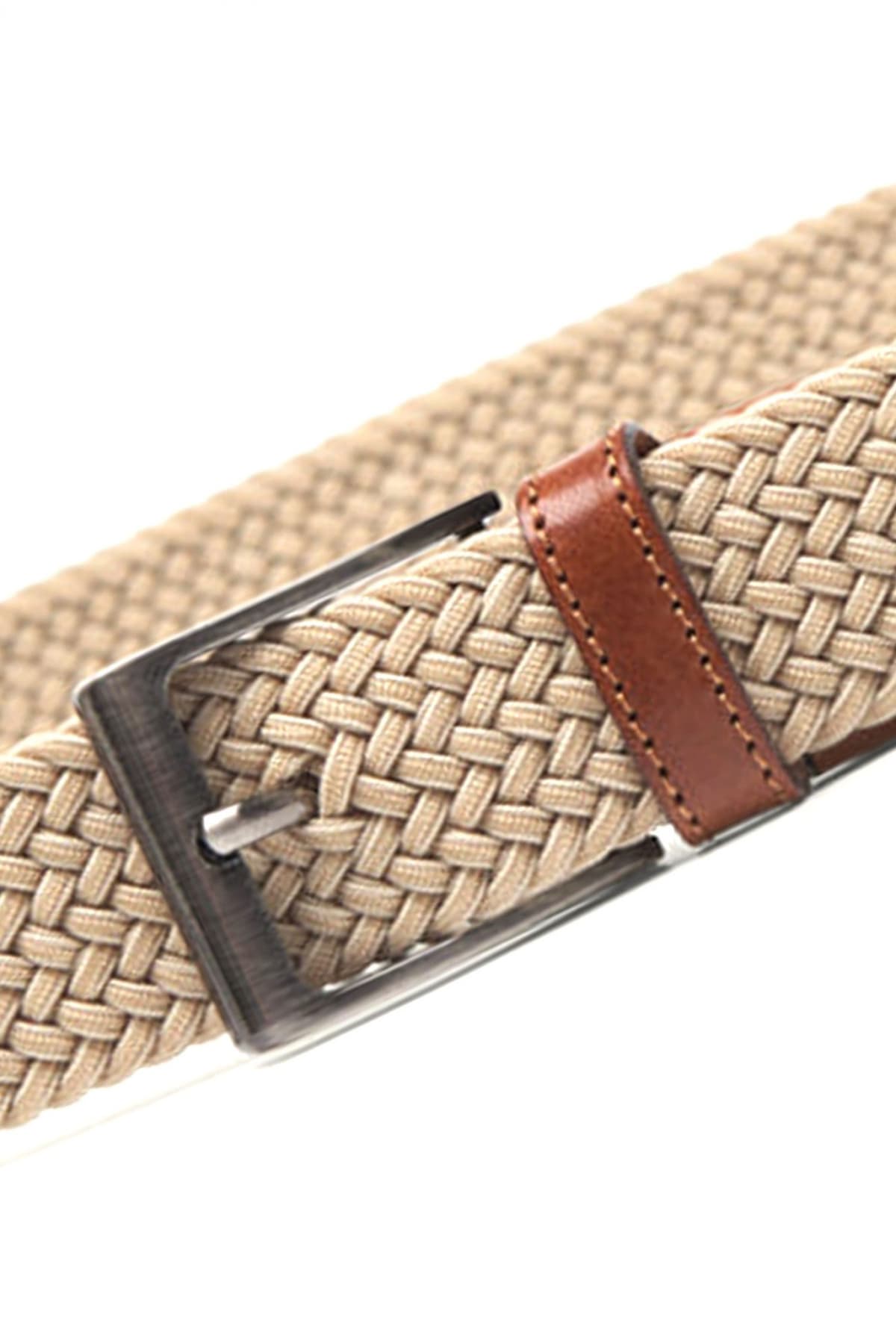 LES DEUX ΖΩΝΗ WALKER WEBBING ΠΛΕΞΗ LOGO ΕΚΡΟΥ