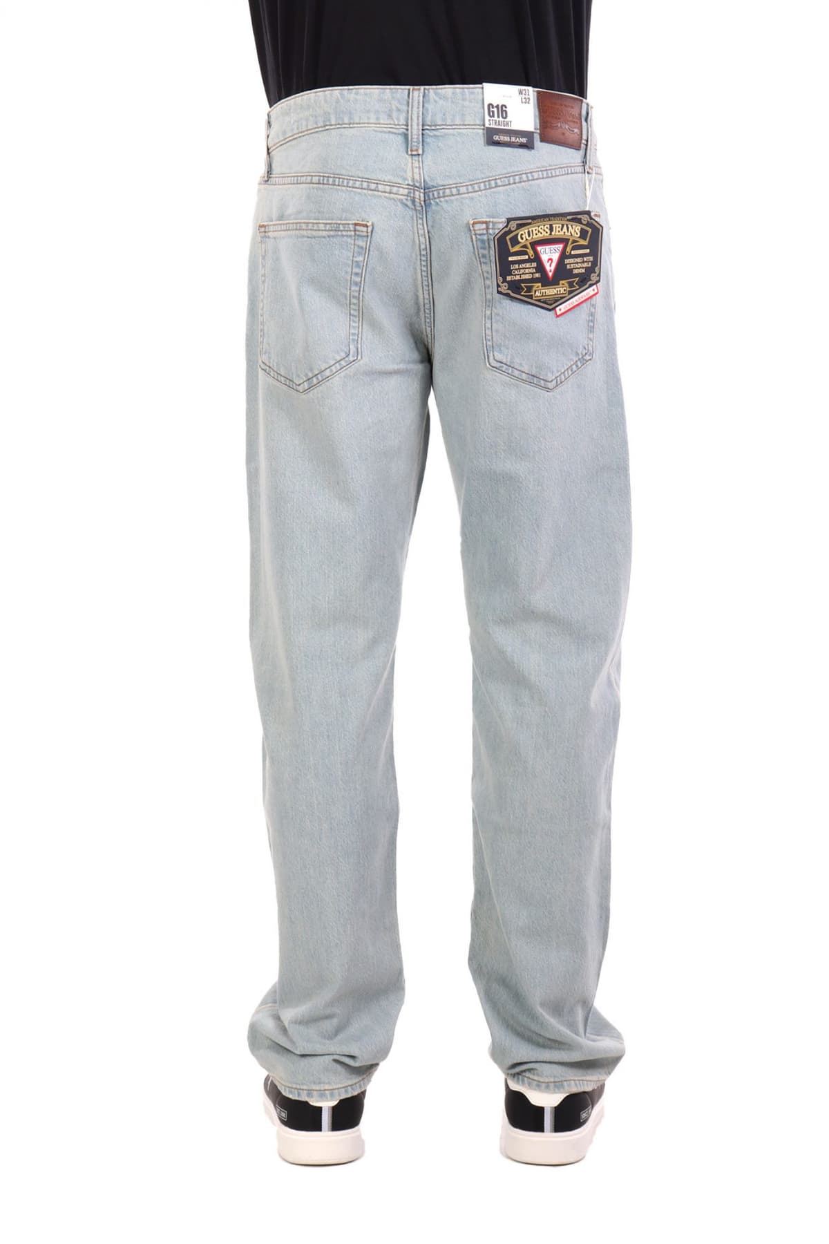 GUESS JEANS ΠΑΝΤΕΛΟΝΙ JEANS G16 STRAIGHT FIT ΓΑΛΑΖΙΟ