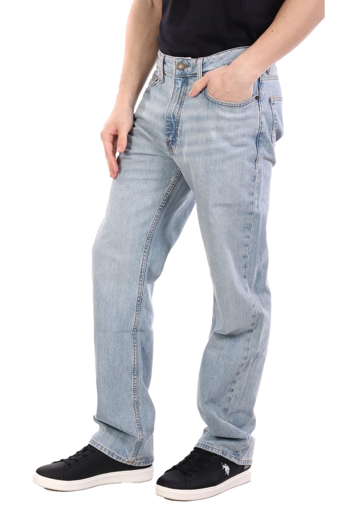 GUESS JEANS ΠΑΝΤΕΛΟΝΙ JEANS G18 RELAXED FIT ΓΑΛΑΖΙΟ