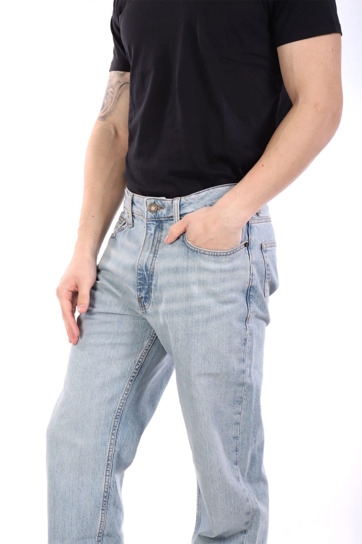 GUESS JEANS ΠΑΝΤΕΛΟΝΙ JEANS G18 RELAXED FIT ΓΑΛΑΖΙΟ