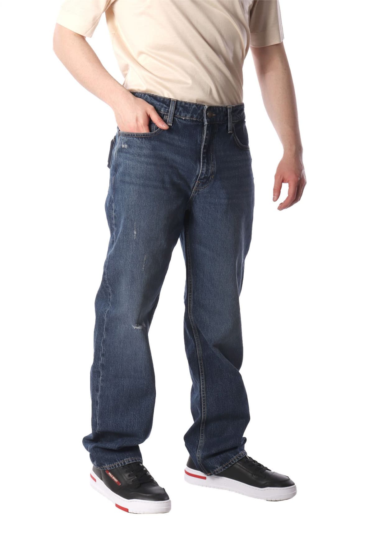 GUESS JEANS ΠΑΝΤΕΛΟΝΙ JEANS G18 RELAXED FIT ΜΠΛΕ